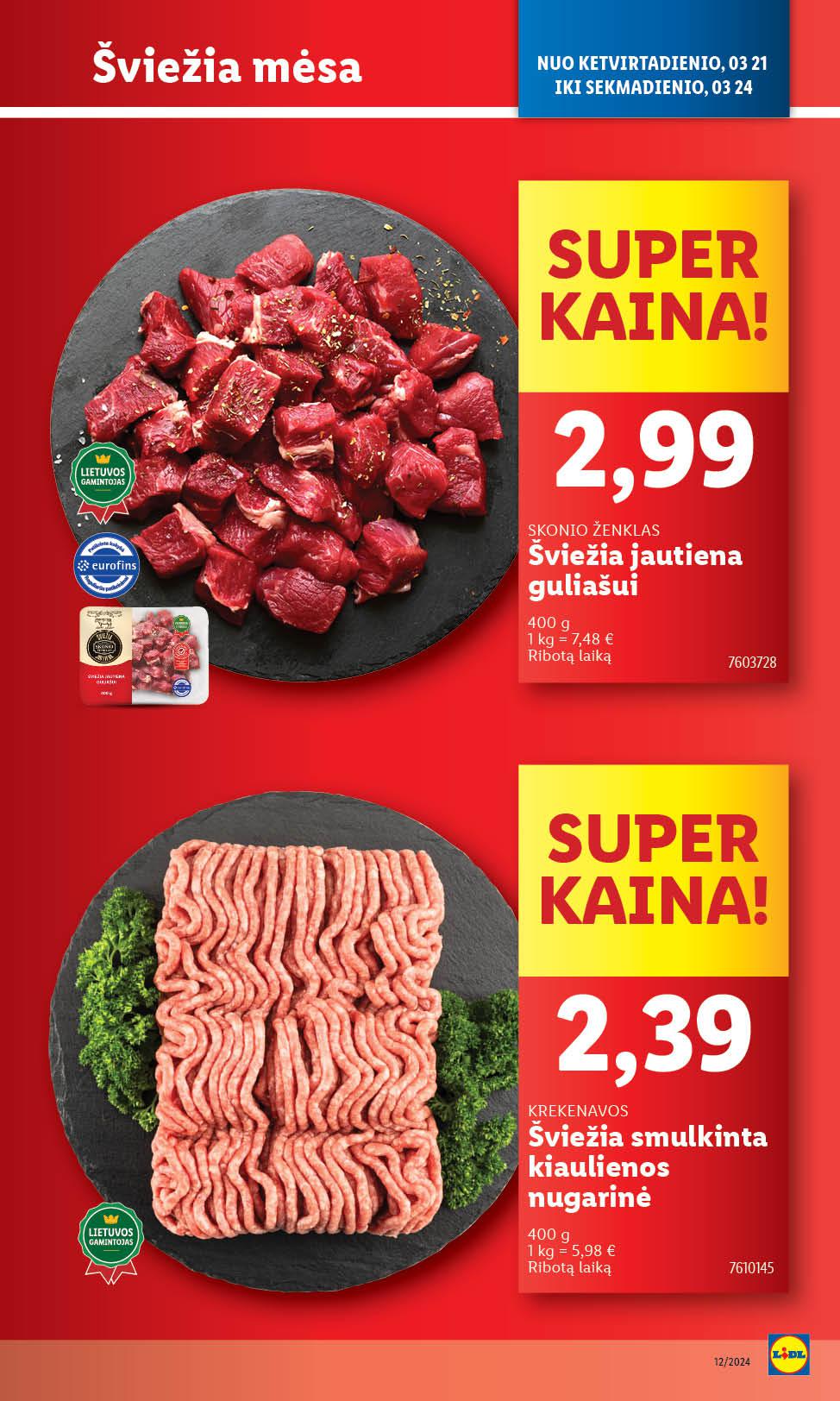 Naujausias LIDL kaininis katalogas 2024.03.18 - 2024.03.24