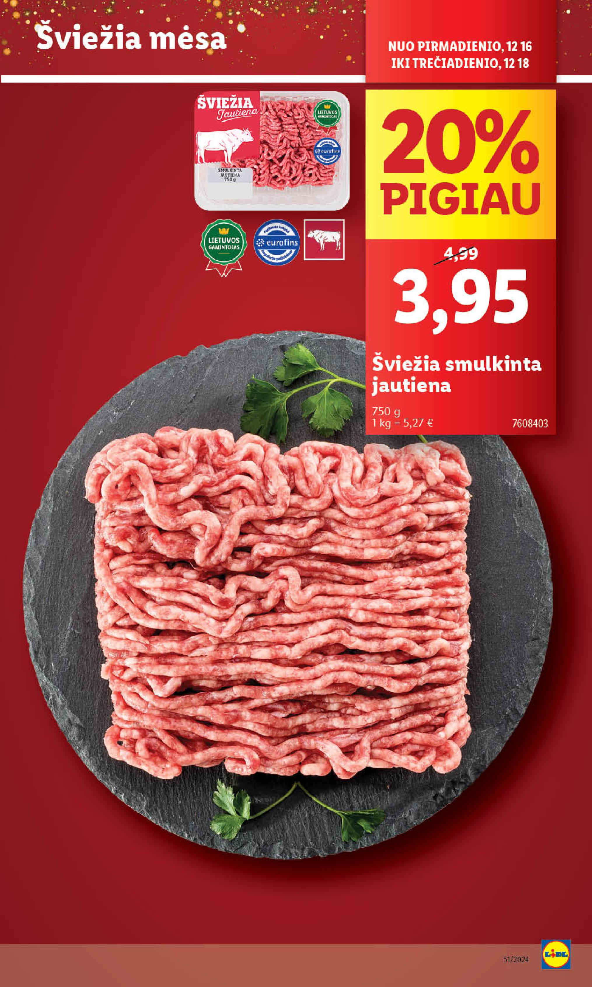 Naujausias LIDL kaininis katalogas 2024.12.16 - 2024.12.24