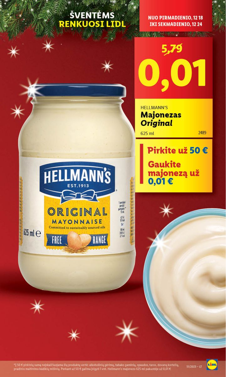 Naujausias LIDL kaininis katalogas 2023.12.18 - 2023.12.24