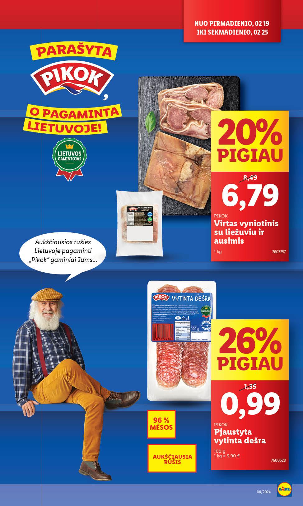 Naujausias LIDL kaininis katalogas 2024.02.19 - 2024.02.25