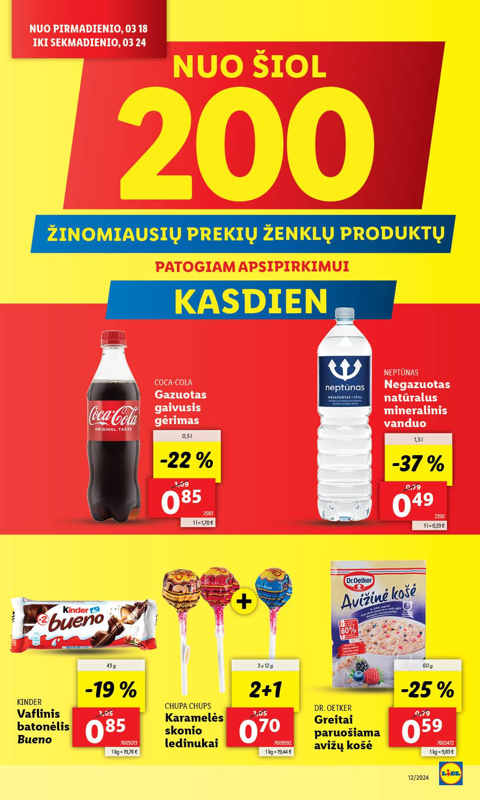 Naujausias LIDL kaininis katalogas 2024.03.18 - 2024.03.24