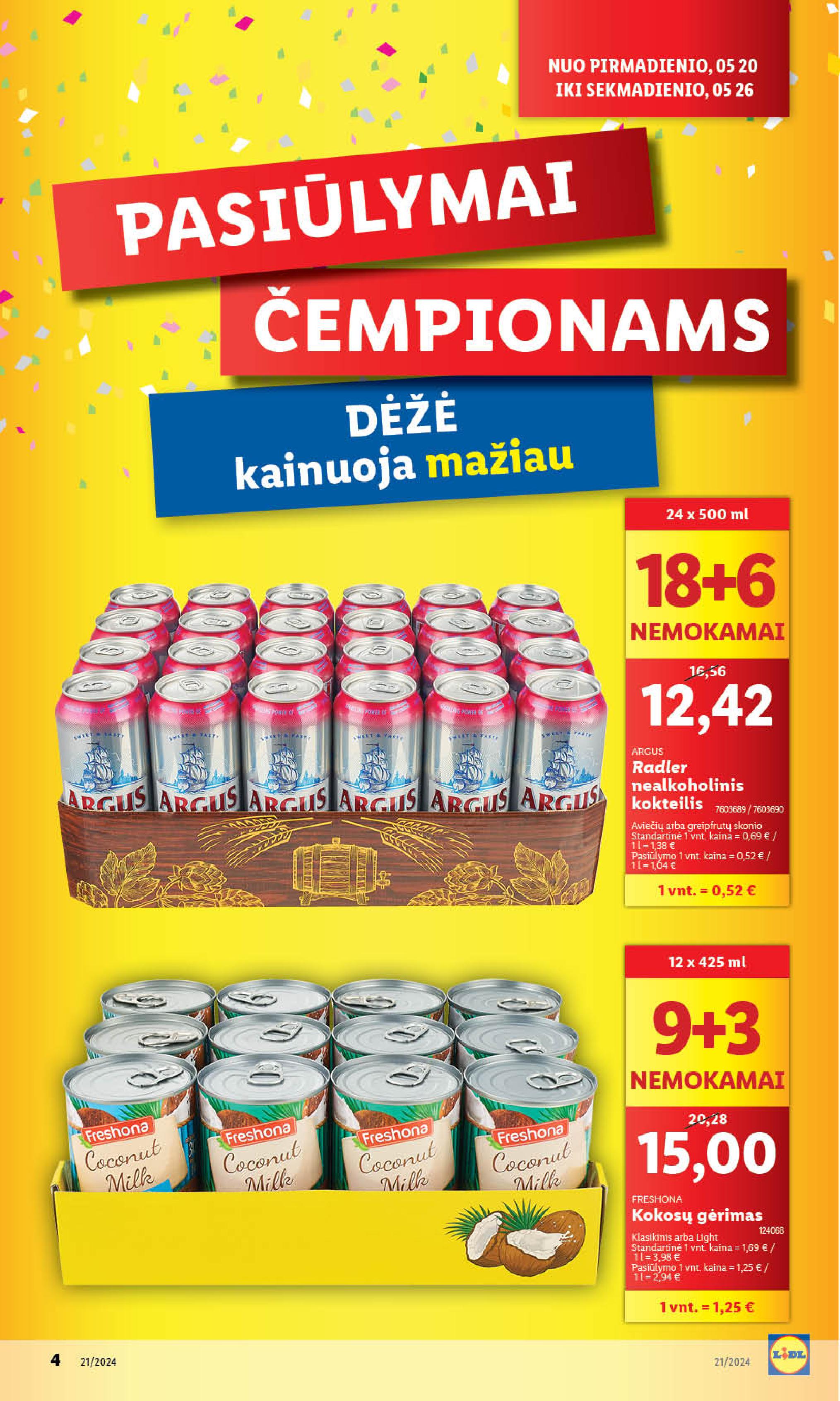 Naujausias LIDL kaininis katalogas 2024.05.20 - 2024.05.26