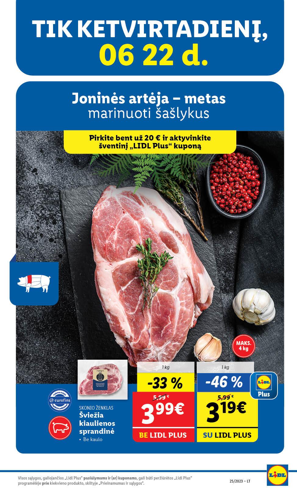 Naujausias LIDL kaininis katalogas 2023.06.19 - 2023.06.25