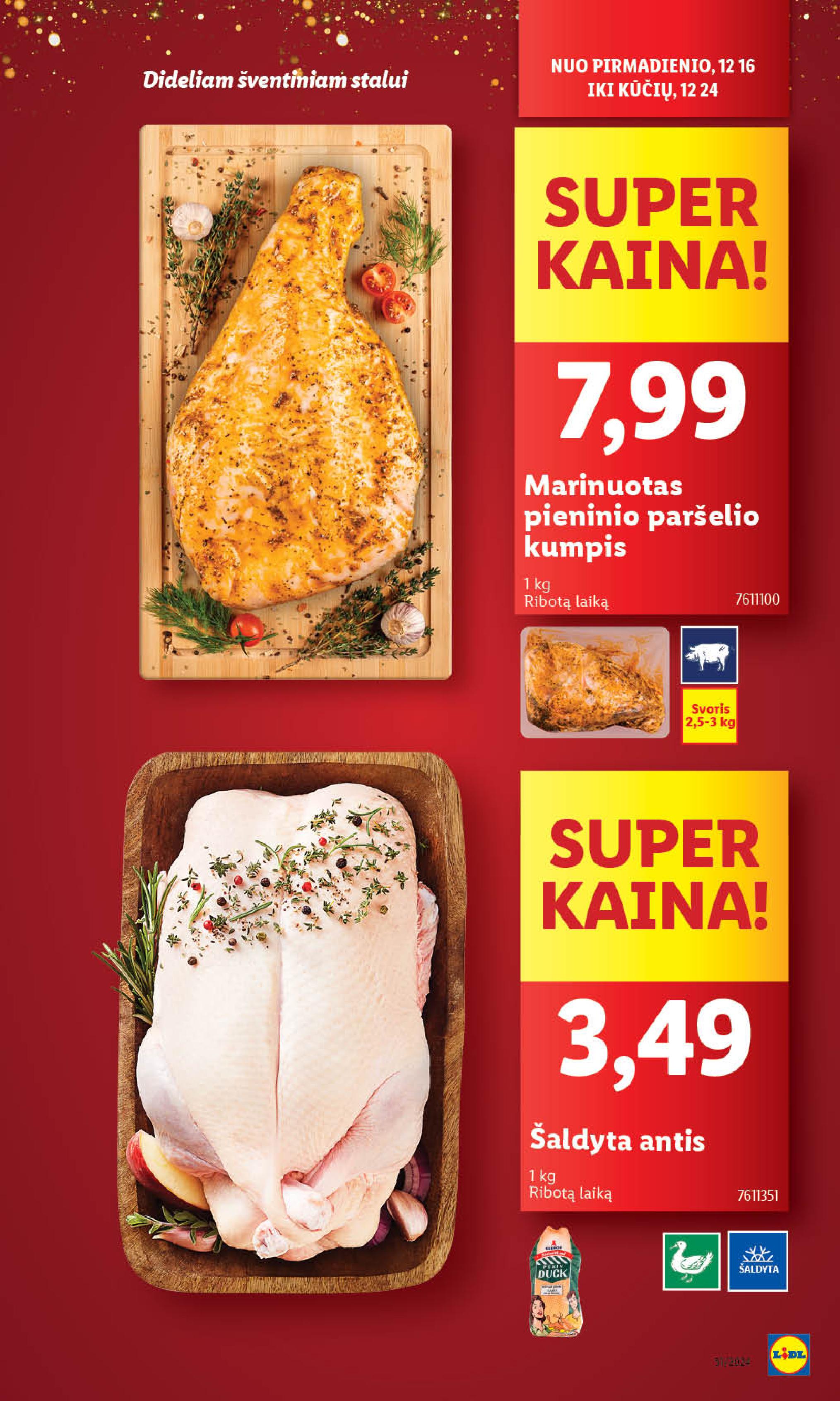 Naujausias LIDL kaininis katalogas 2024.12.16 - 2024.12.24