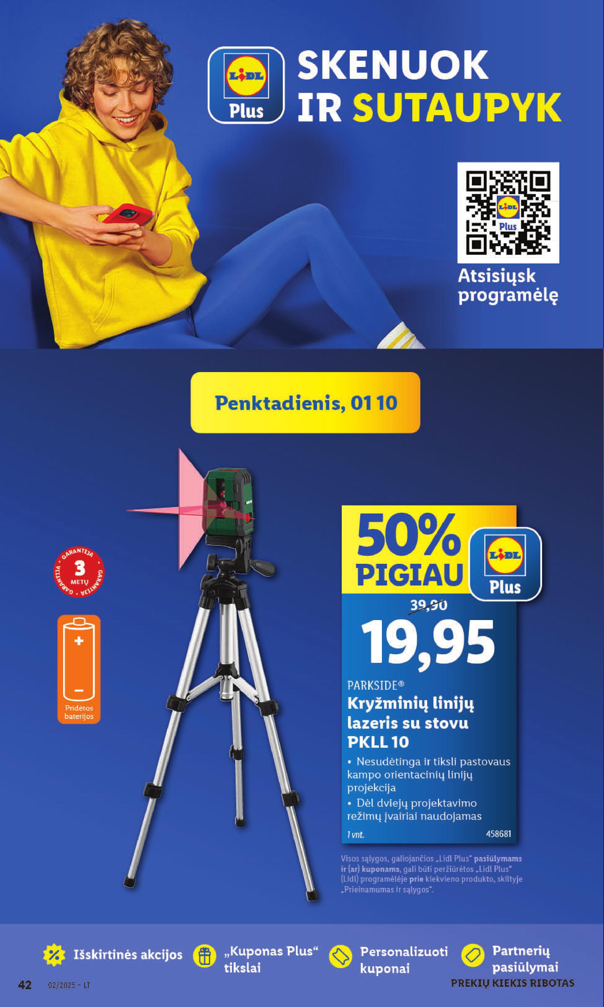 LIDL ne maisto prekių leidinys 2025.01.06 - 2025.01.12