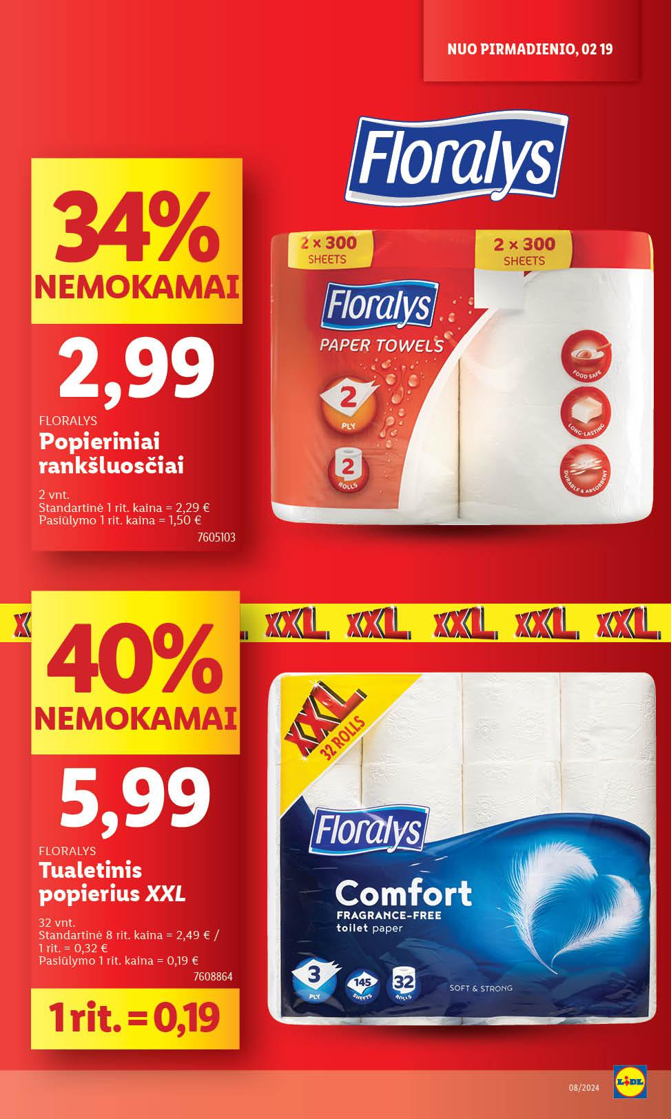 Naujausias LIDL kaininis katalogas 2024.02.19 - 2024.02.25