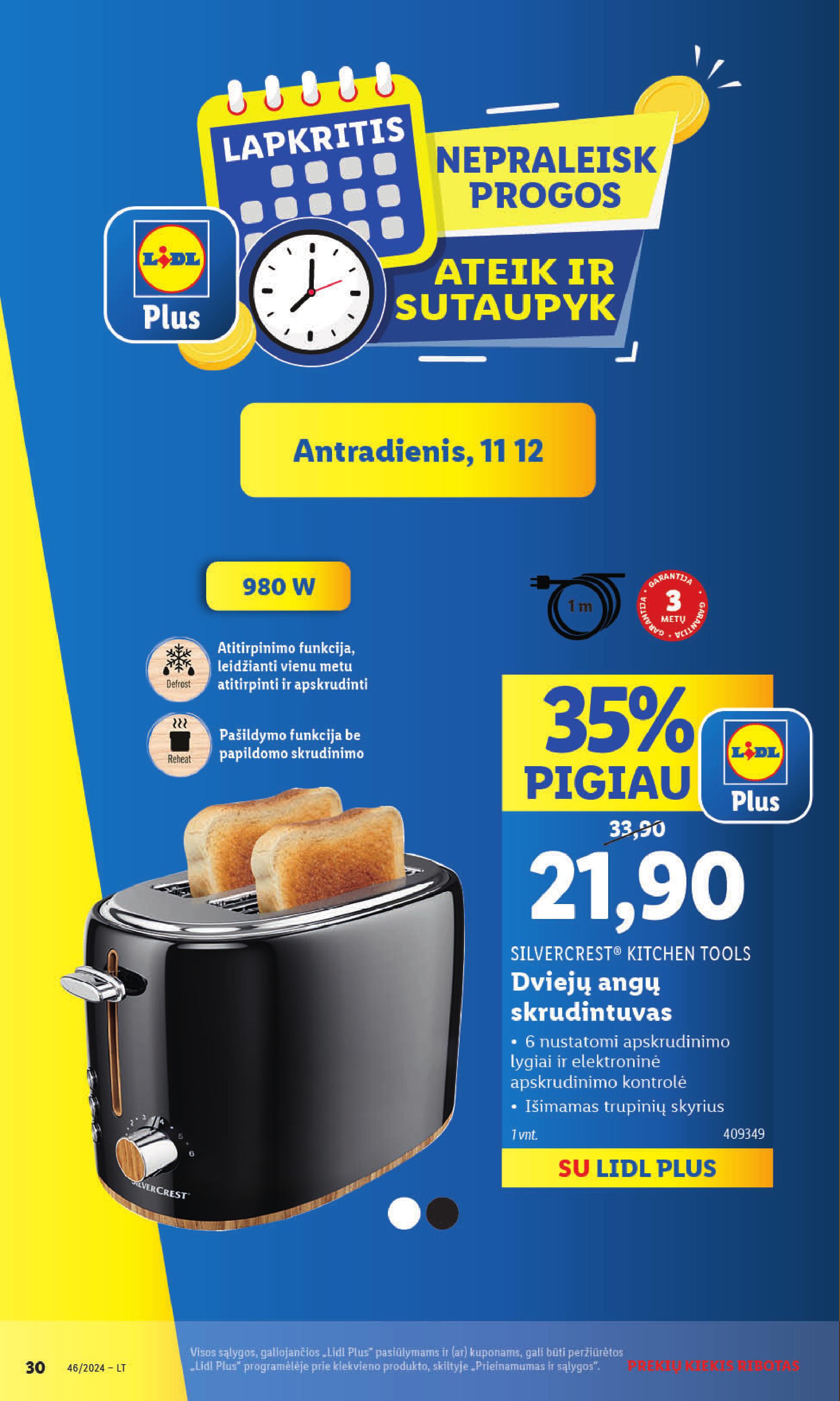 LIDL ne maisto prekių leidinys 2024.11.11 - 2024.11.17