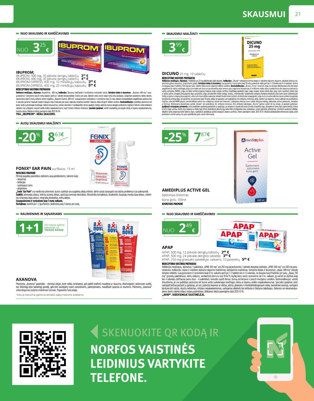 Naujas NORFOS vaistinės leidinys nuo 2024.07.01 - 2024.07.31