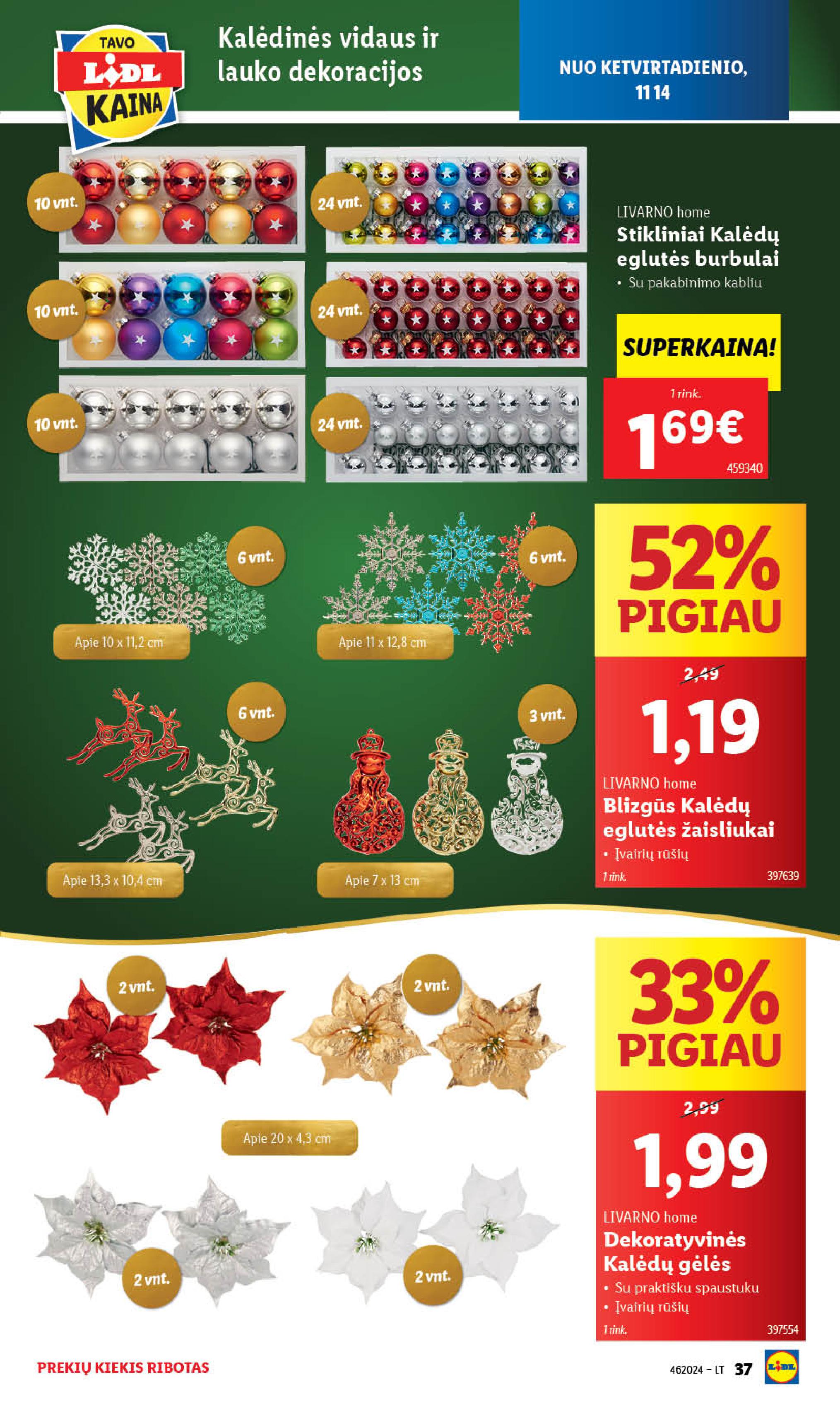 LIDL ne maisto prekių leidinys 2024.11.11 - 2024.11.17