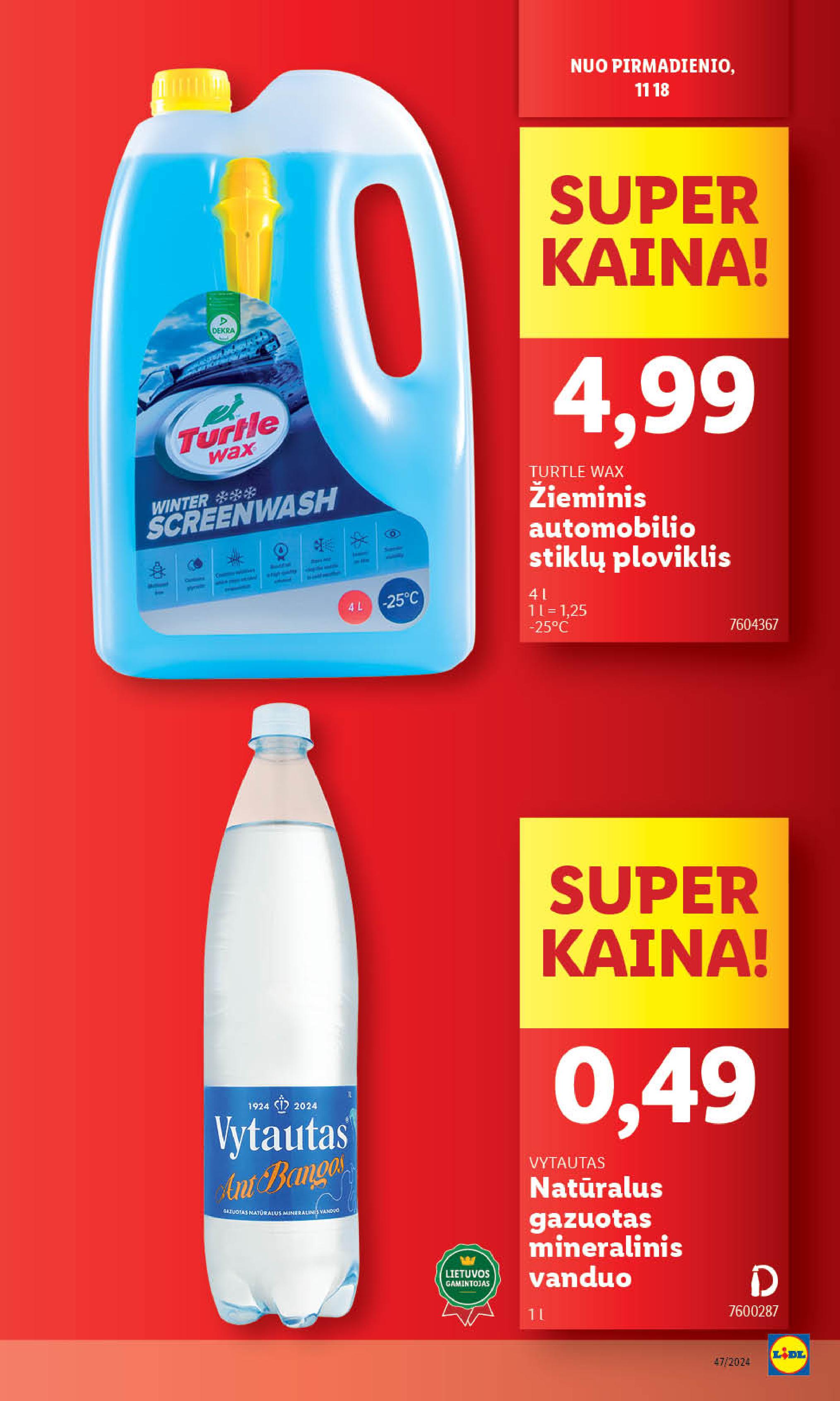 LIDL akcijų ir nuolaidų leidinys 2024.11.18 - 2024.11.24