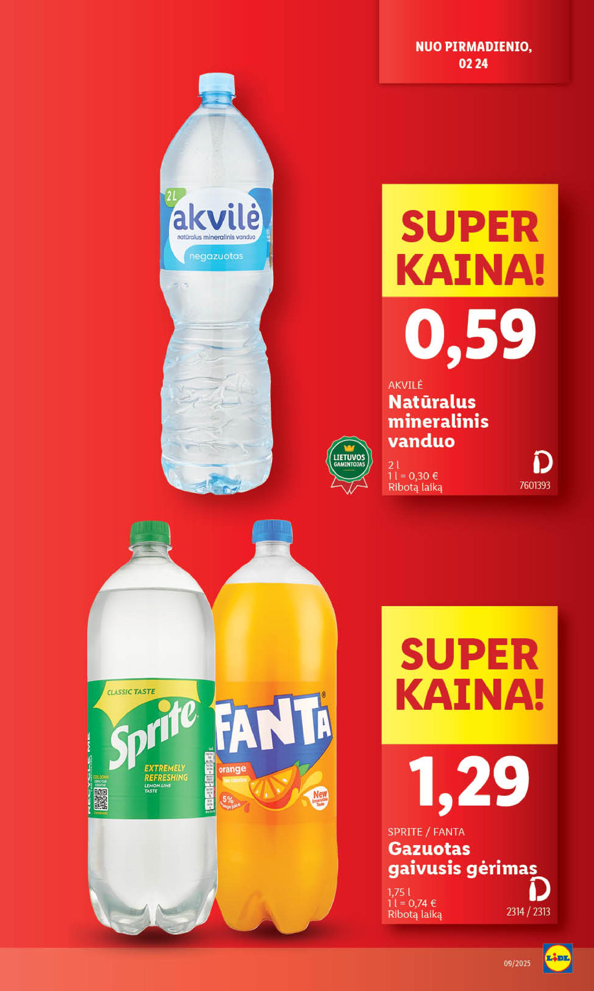 Naujausias LIDL kaininis katalogas 2025.02.24 - 2025.03.02