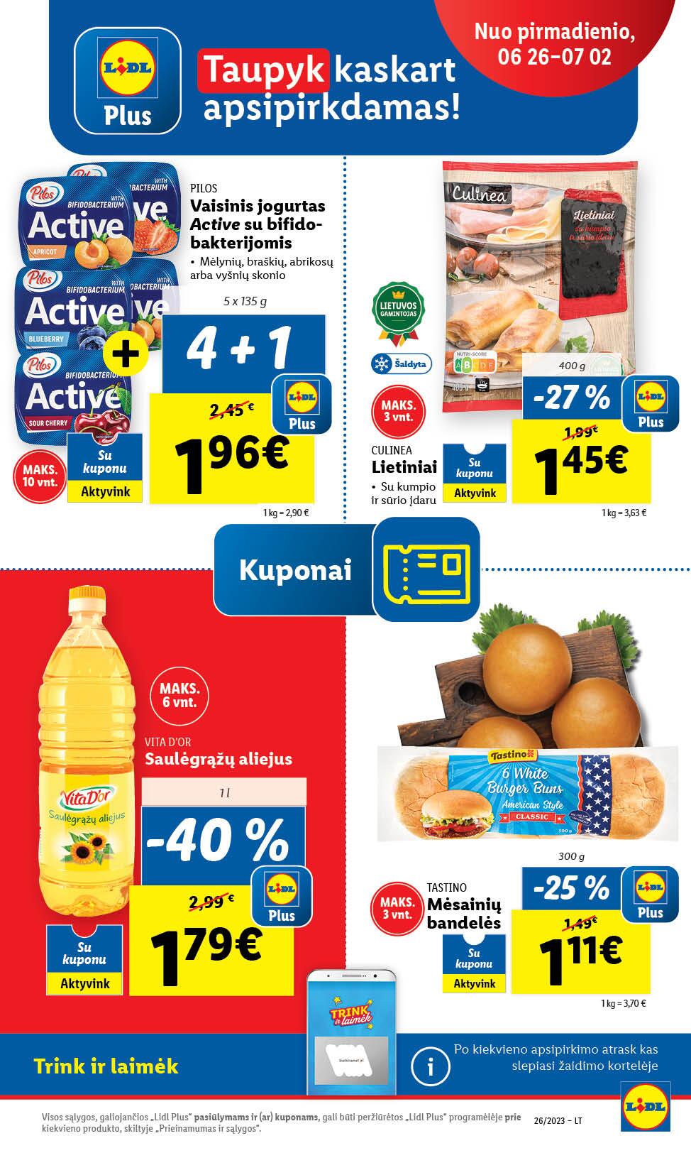 Naujausias LIDL kaininis katalogas 2023.06.26 - 2023.07.02