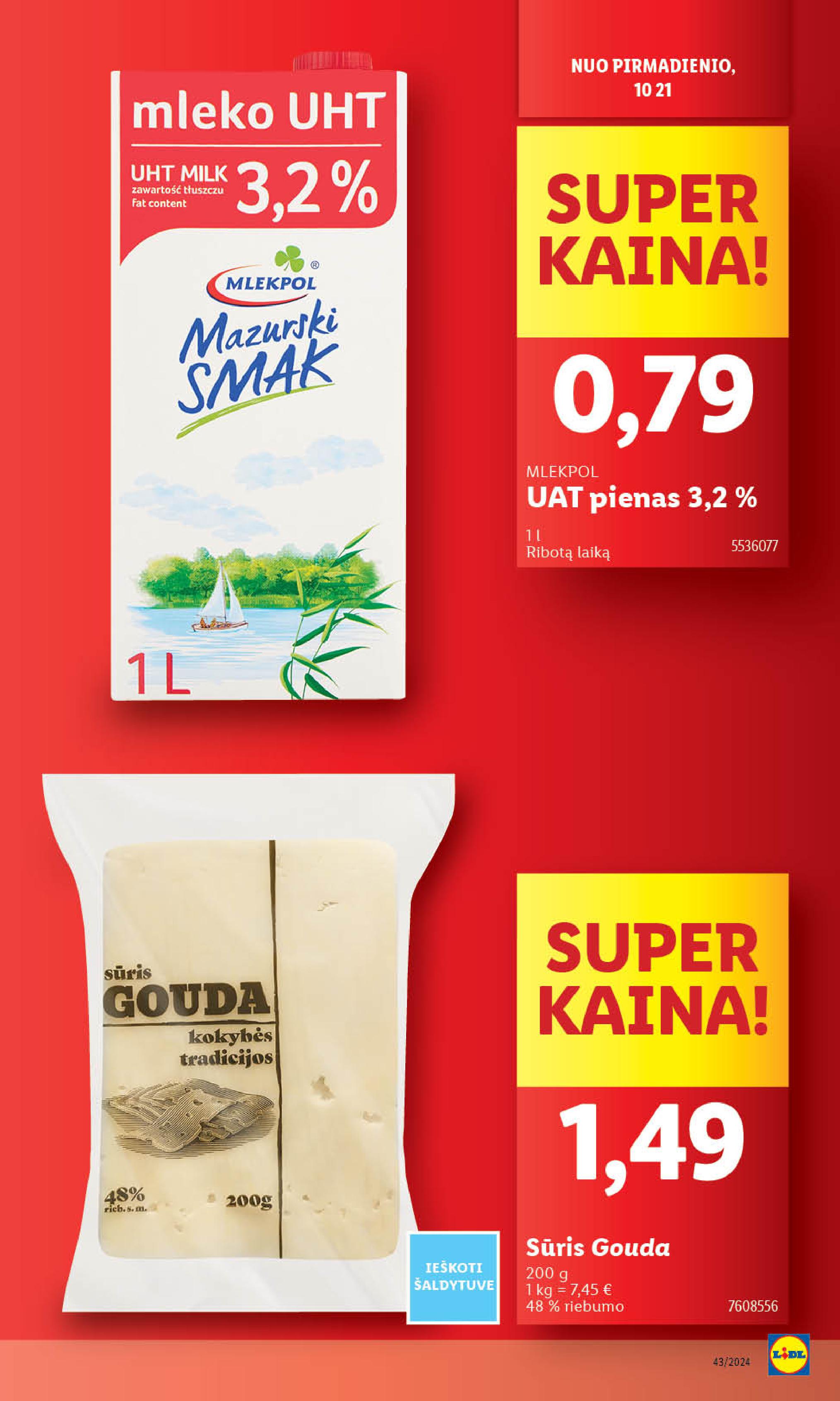 Naujausias LIDL kaininis katalogas 2024.10.21 - 2024.10.27