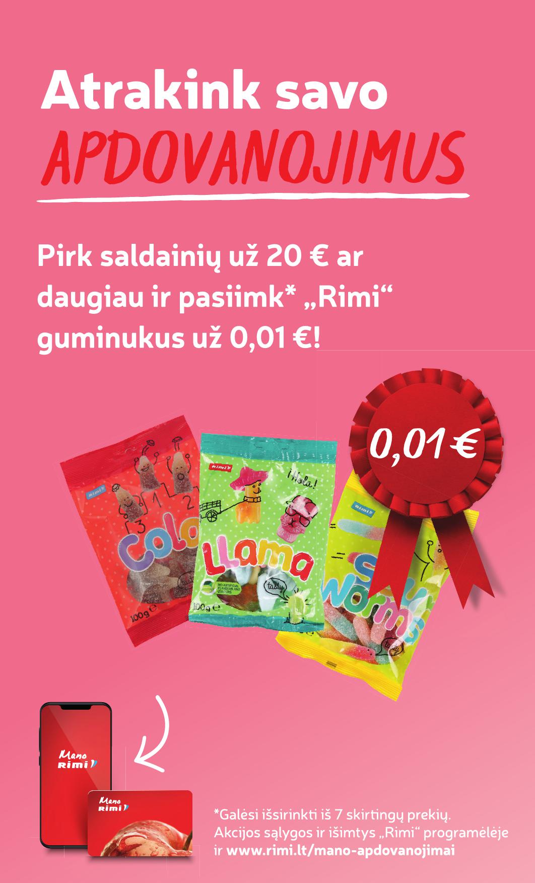 RIMI akcijų ir nuolaidų leidinys Nr.51-52 nuo 2024.12.17 iki 2024.12.26