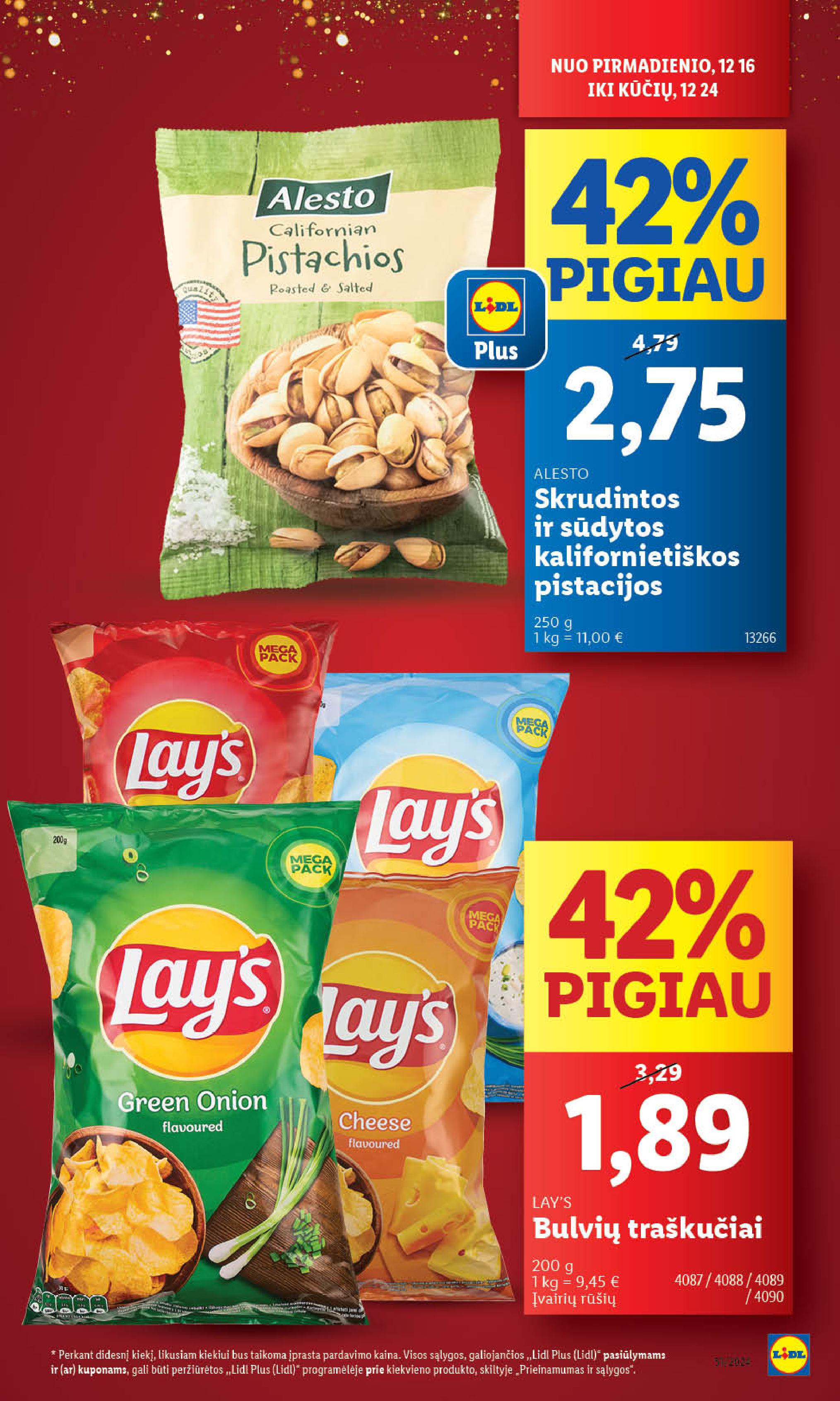 Naujausias LIDL kaininis katalogas 2024.12.16 - 2024.12.24