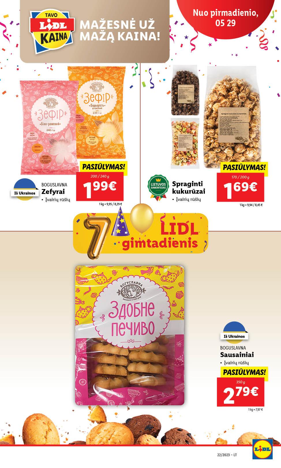 Naujausias LIDL kaininis katalogas 2023.05.29 - 2023.06.04