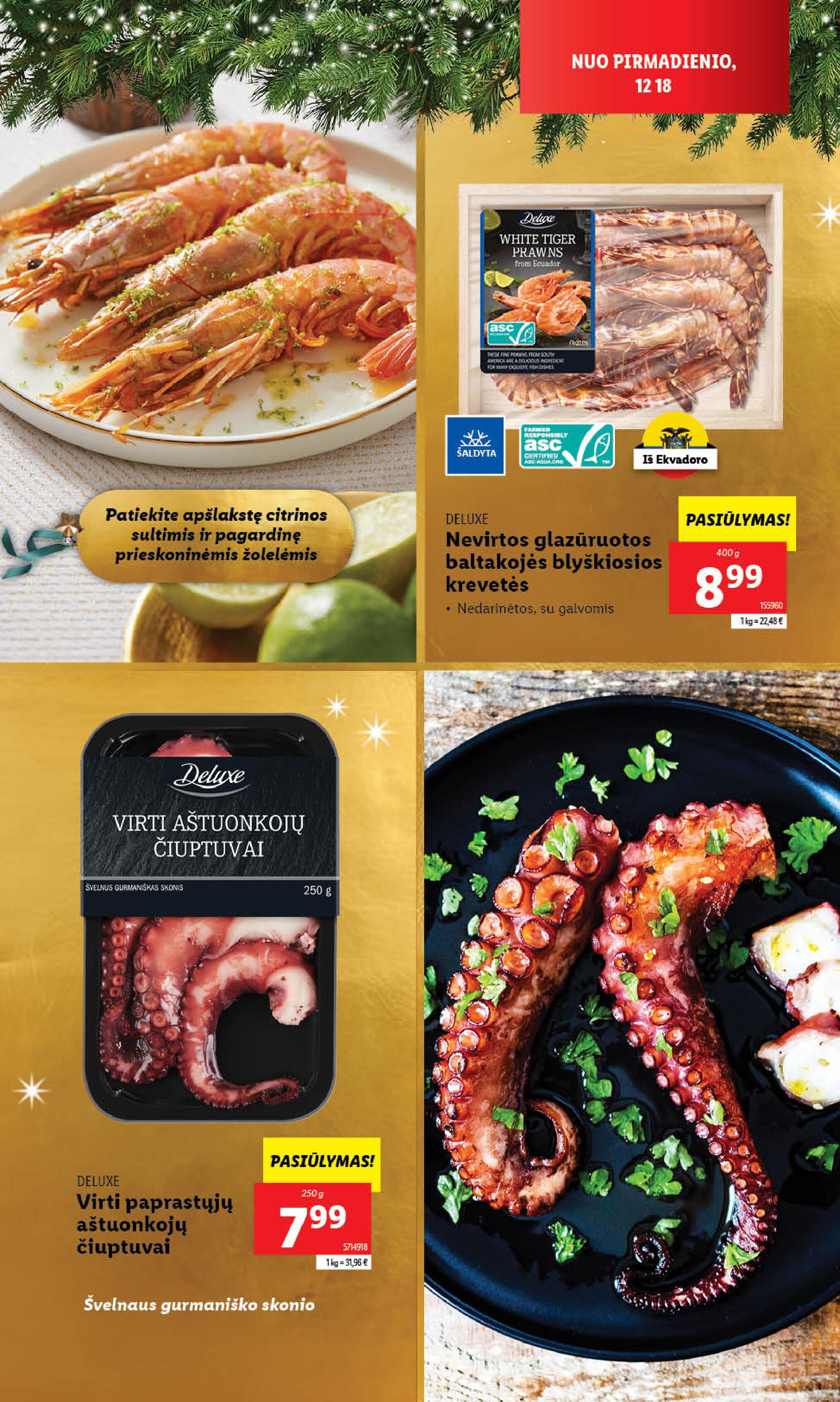 LIDL leidinukas Gurmaniški produktai už mažą kainą "DELUXE" nuo 2023.12.18