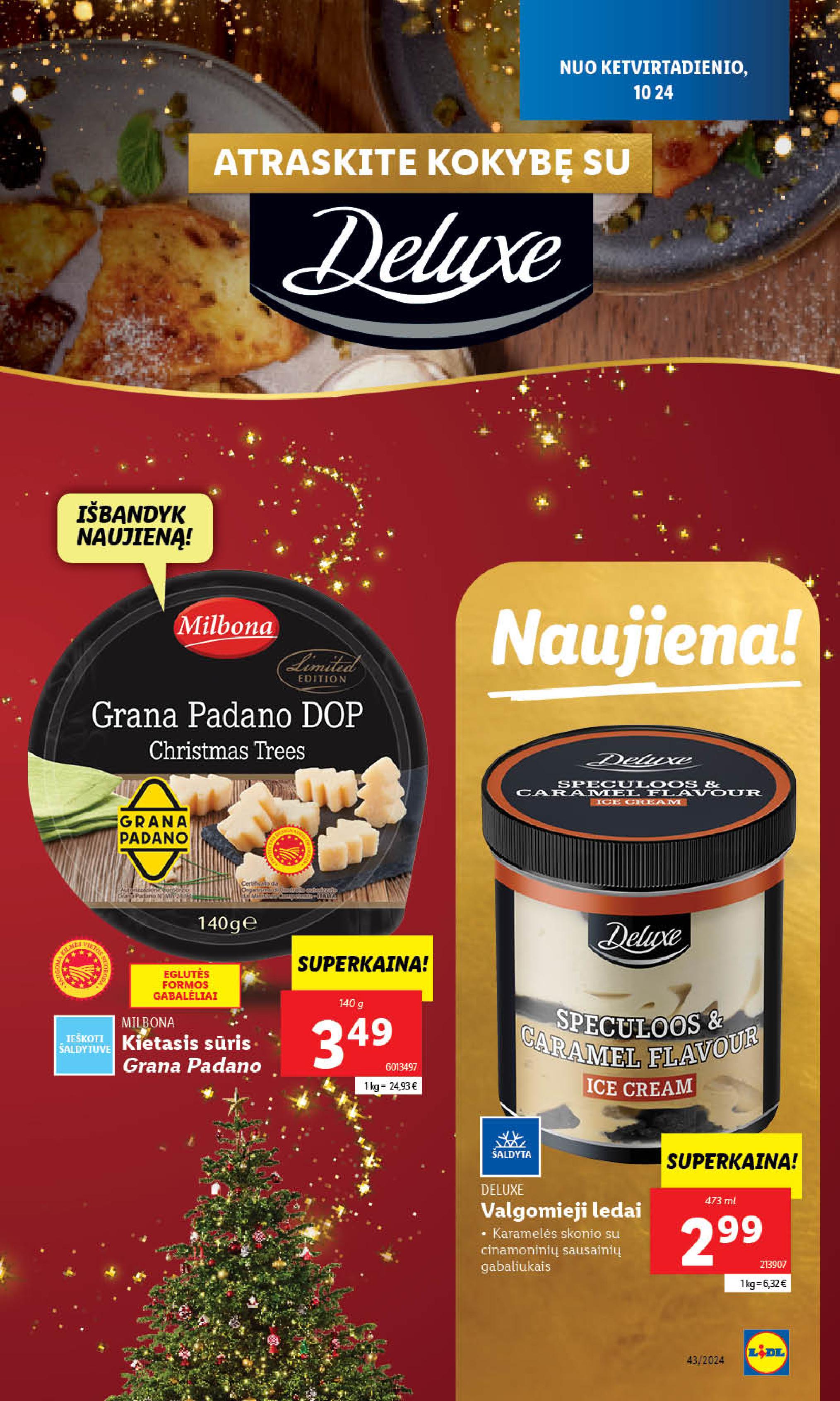 LIDL katalogas "DELUXE" galioja nuo 2024.11.18