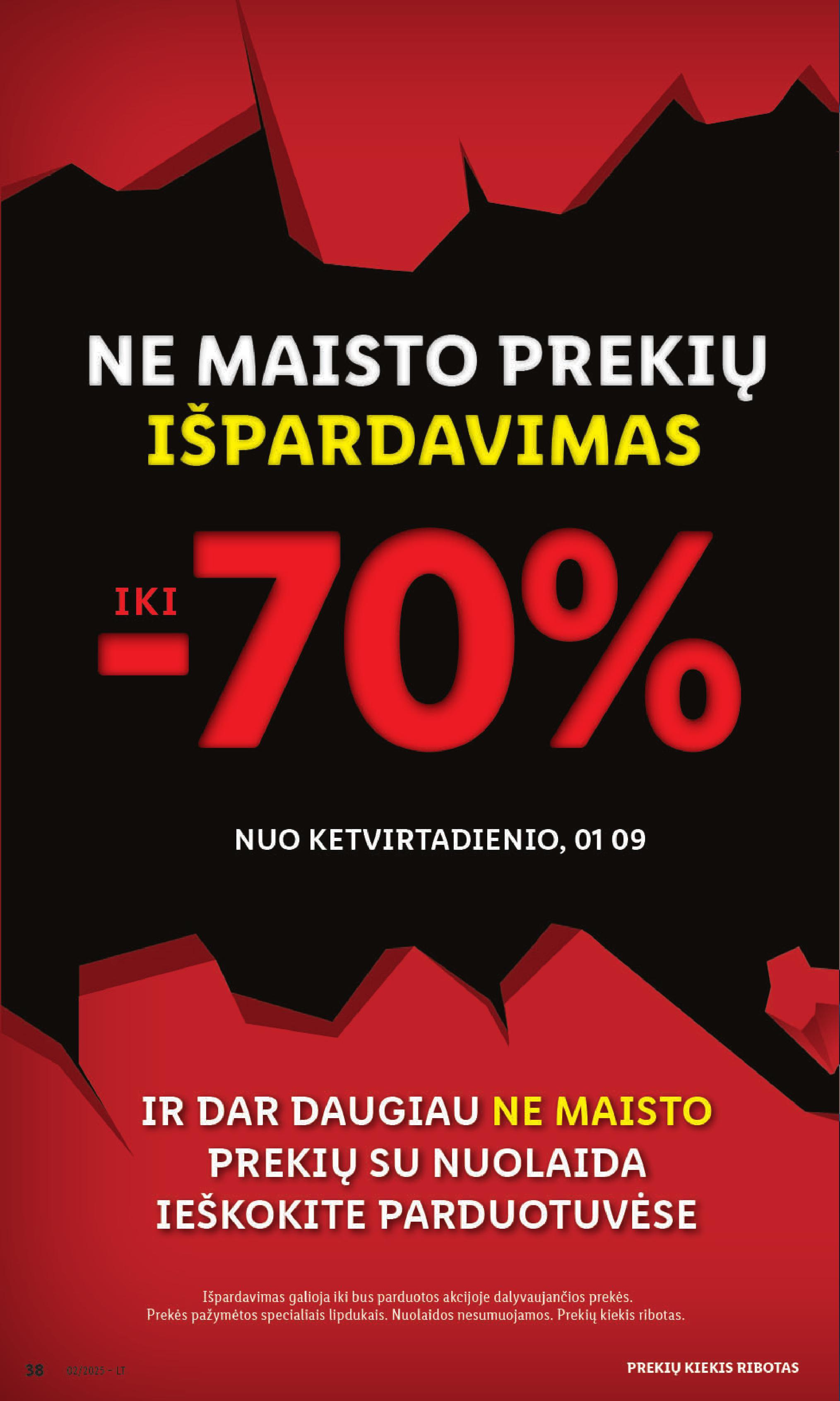 LIDL ne maisto prekių leidinys 2025.01.06 - 2025.01.12