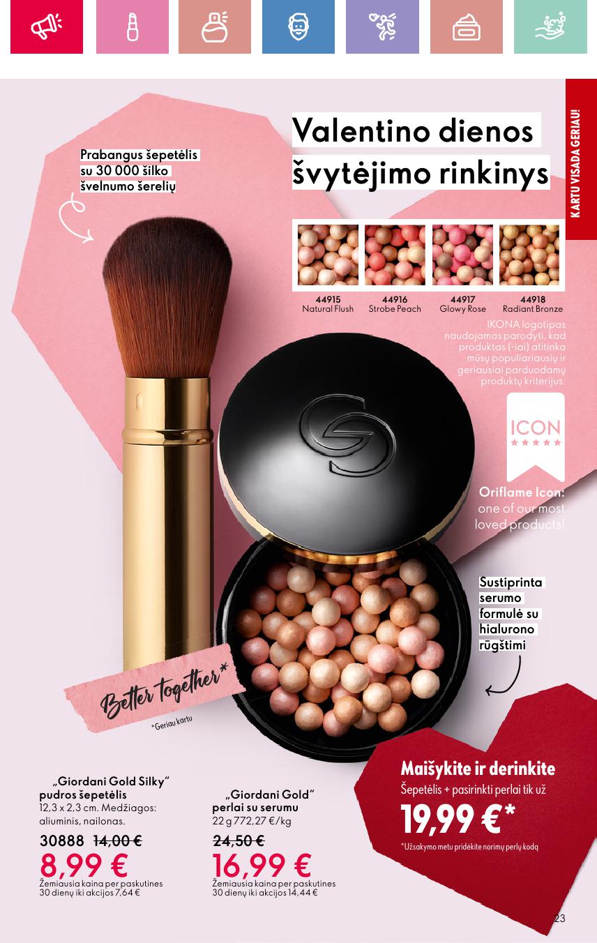 ORIFLAME katalogas galioja 2025.01.26 - 2025.02.15