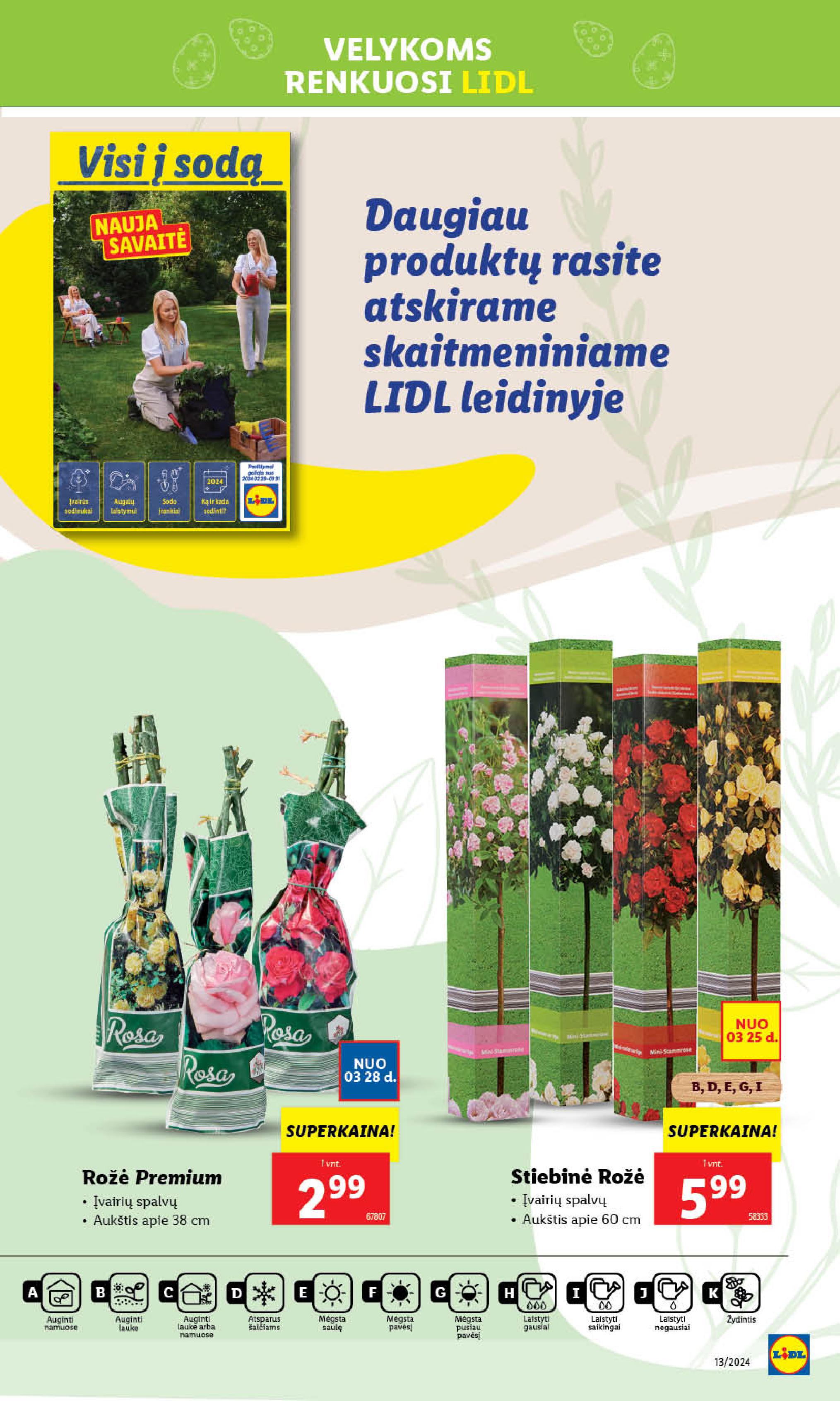 Naujausias LIDL kaininis katalogas 2024.03.25 - 2024.03.30