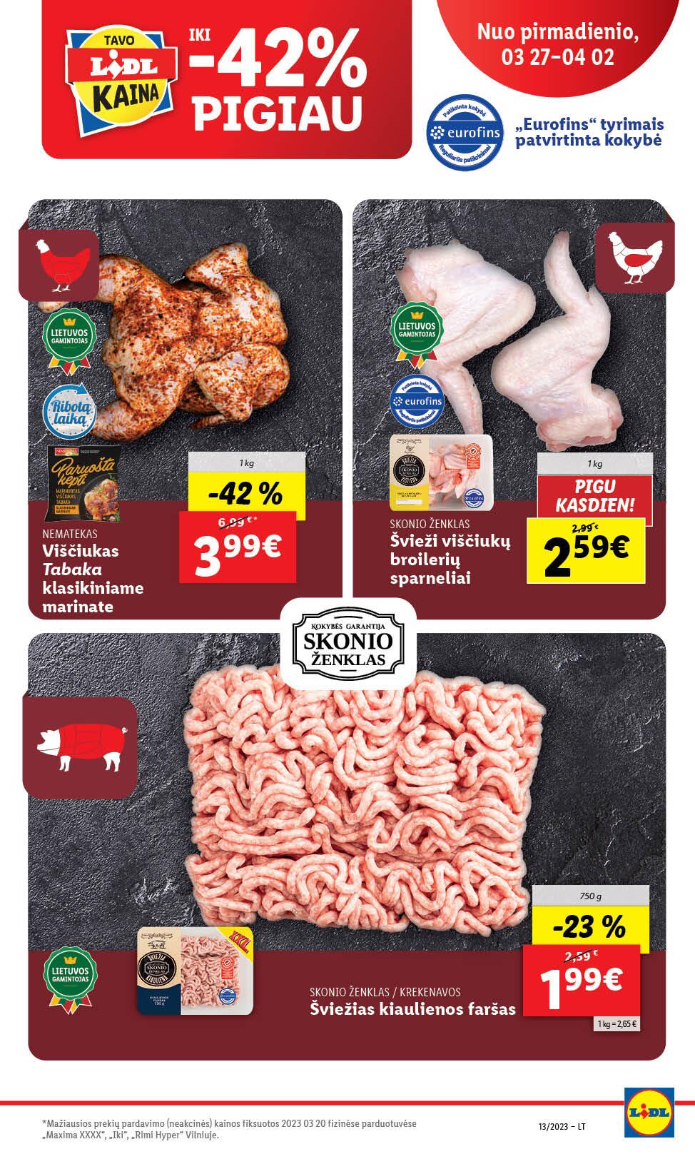 Naujausias LIDL kaininis katalogas 2023.03.16 - 2023.04.02