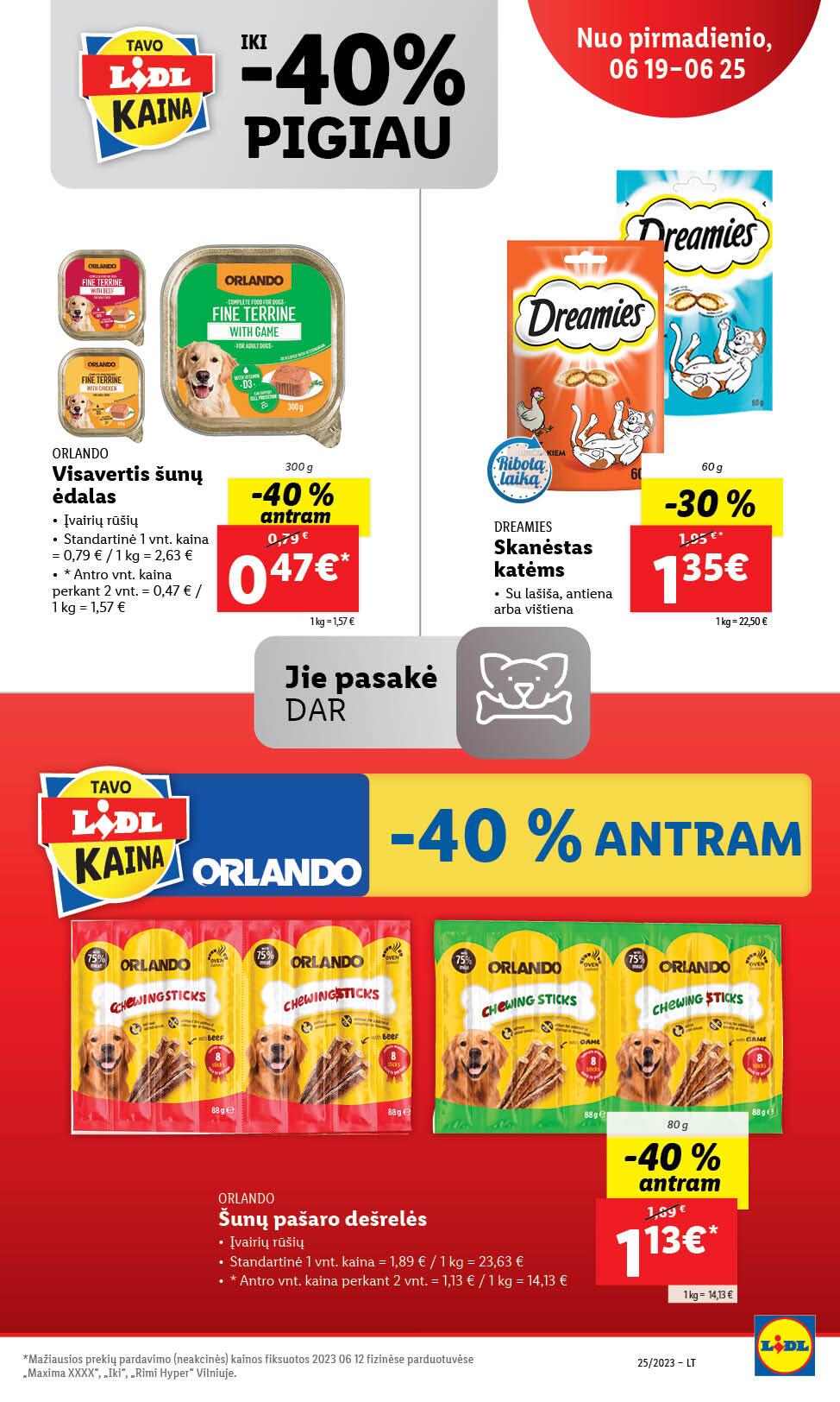 Naujausias LIDL kaininis katalogas 2023.06.19 - 2023.06.25