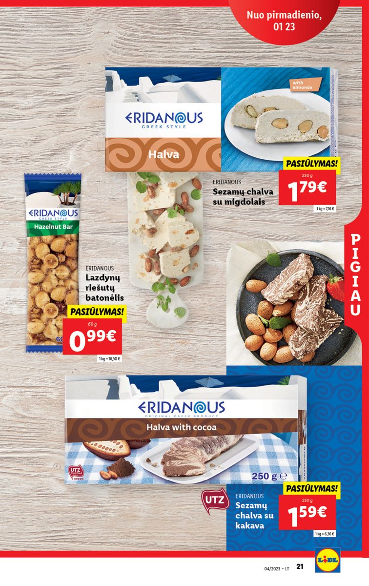 Naujausias LIDL kaininis katalogas 2023.01.23 - 2023.01.29