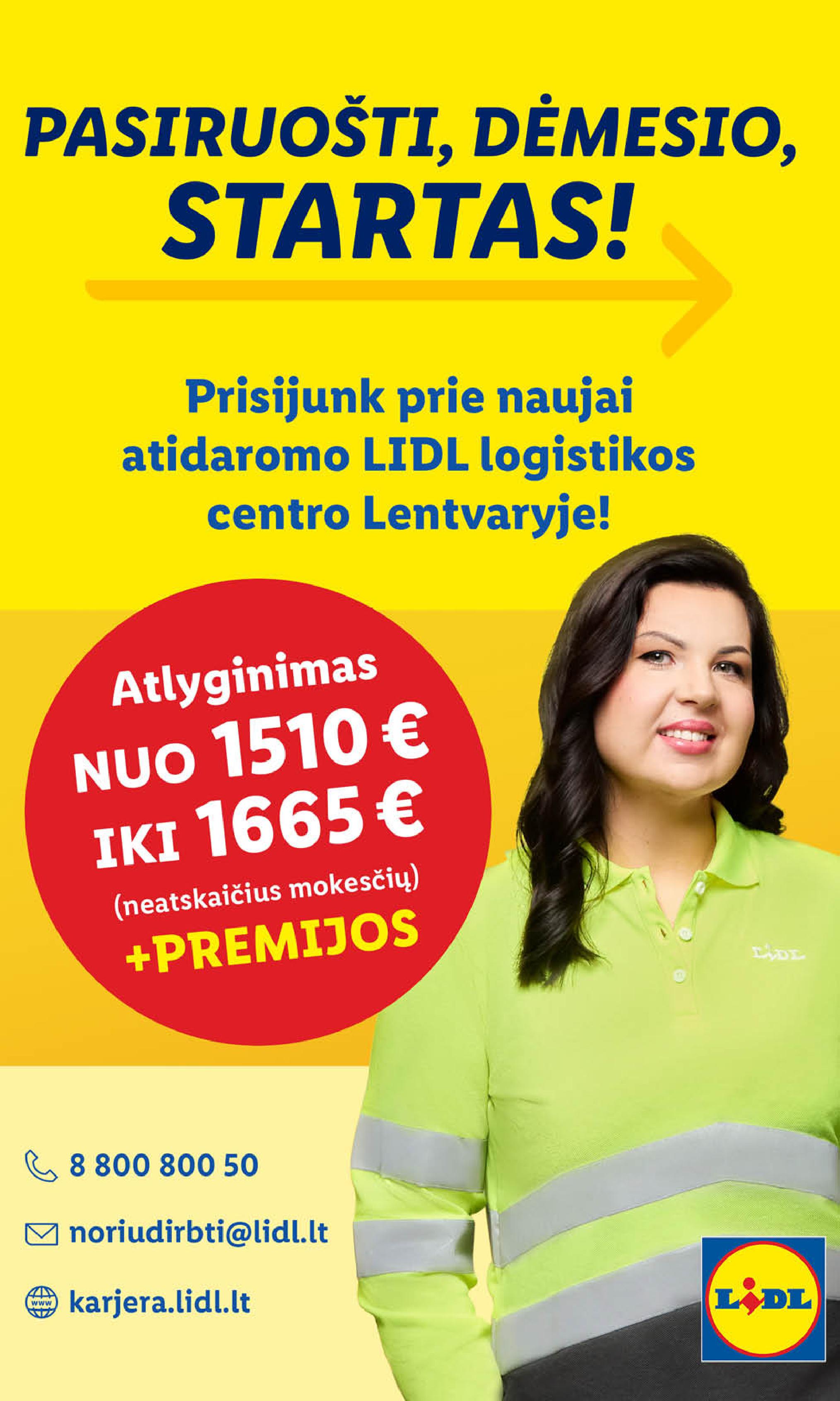 Naujausias LIDL kaininis katalogas 2024.04.15 - 2024.04.21