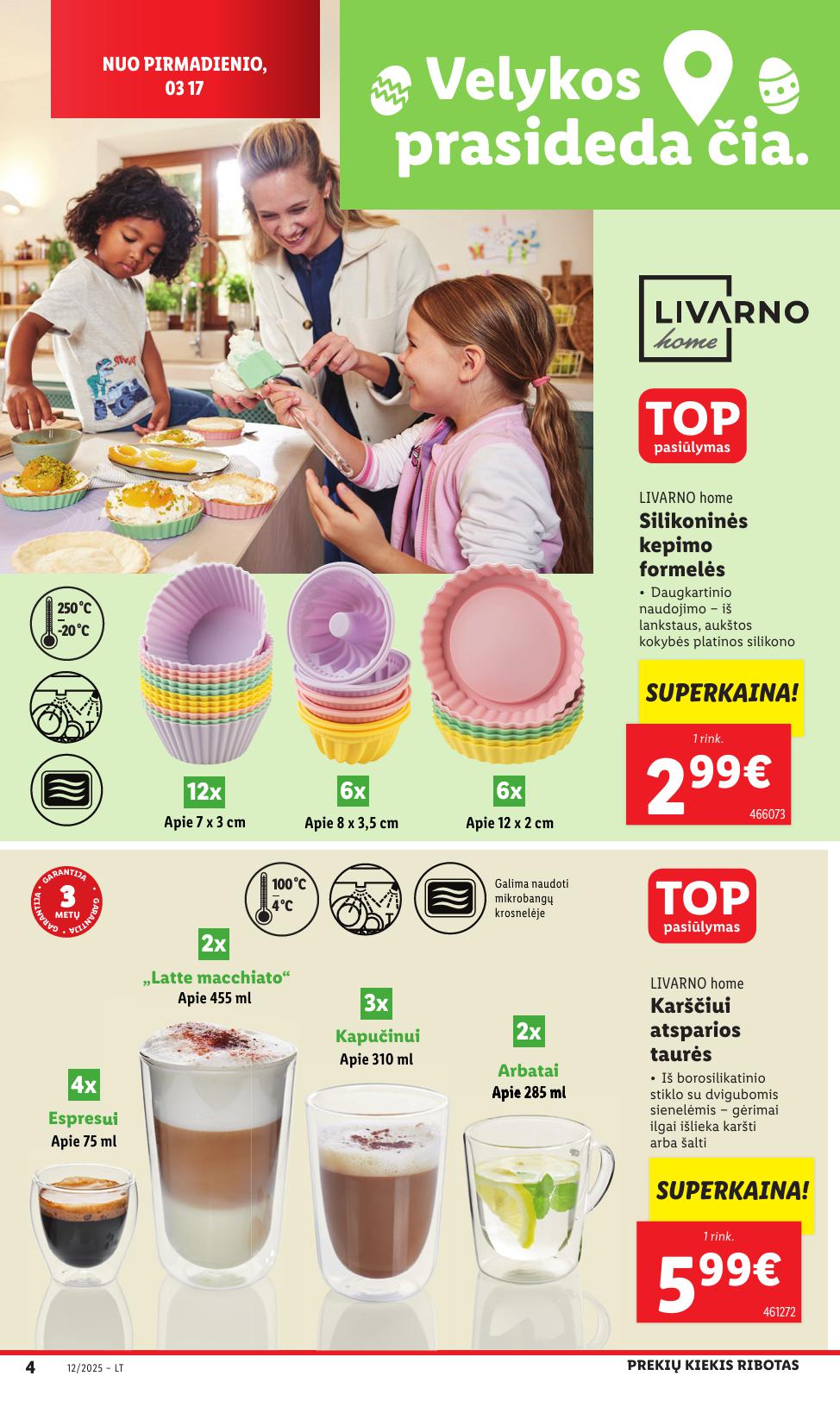 LIDL ne maisto prekių leidinys 2025.03.17 - 2025.03.23