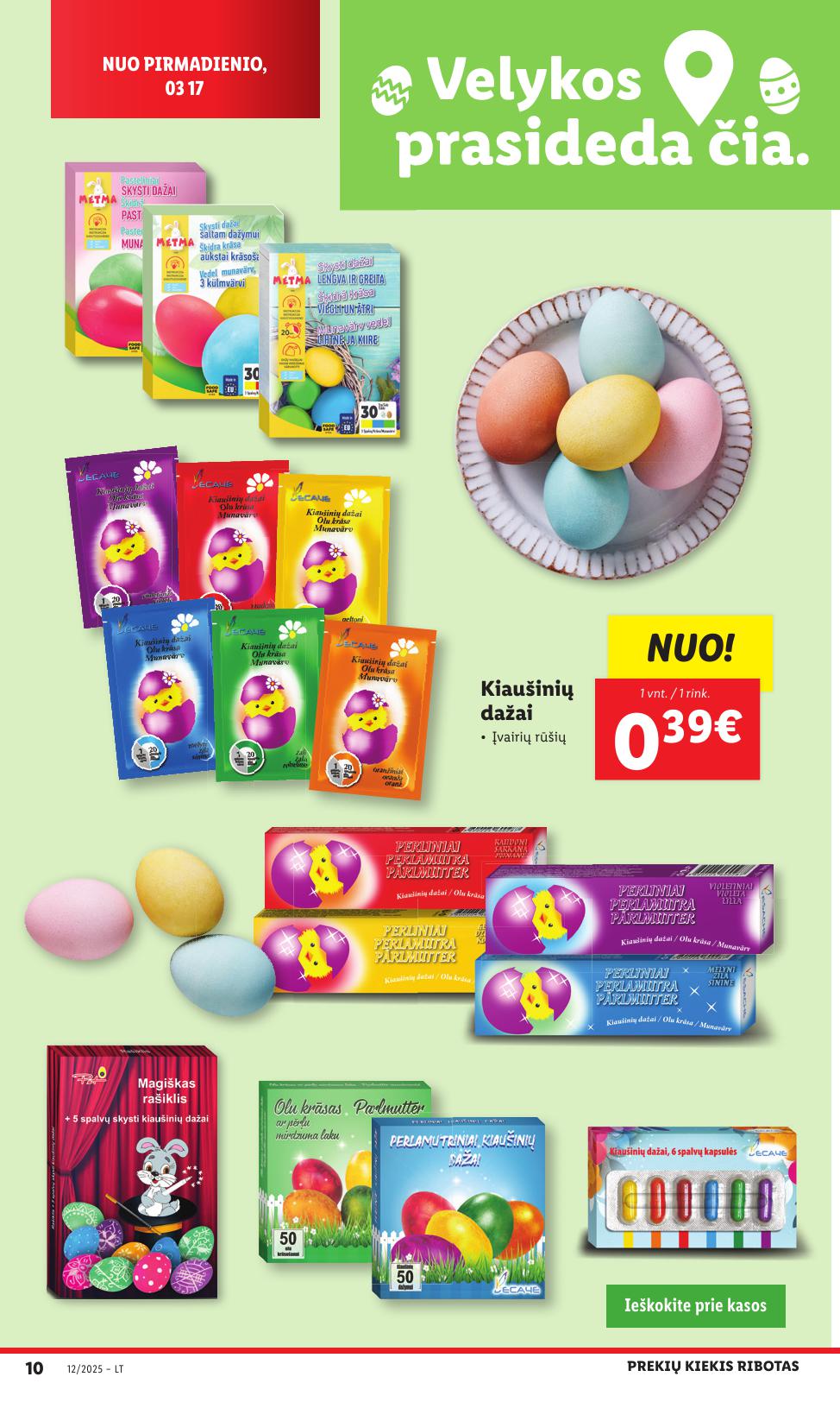 LIDL ne maisto prekių leidinys 2025.03.17 - 2025.03.23