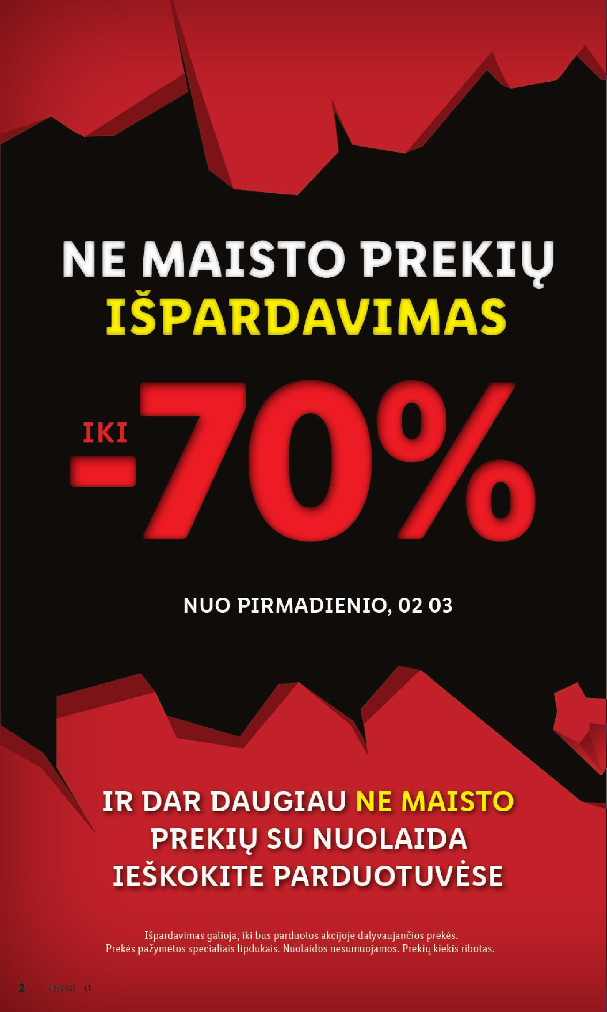 LIDL ne maisto prekių leidinys 2025.02.03 - 2025.02.09