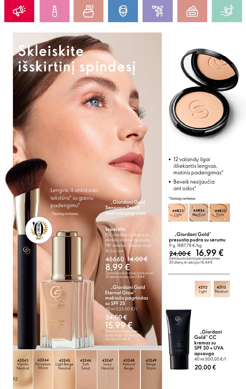 ORIFLAME katalogas galioja 2025.01.26 - 2025.02.15