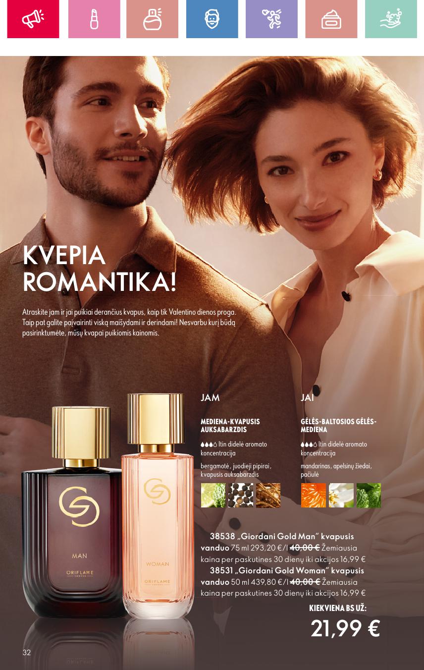 ORIFLAME katalogas galioja 2025.01.26 - 2025.02.15