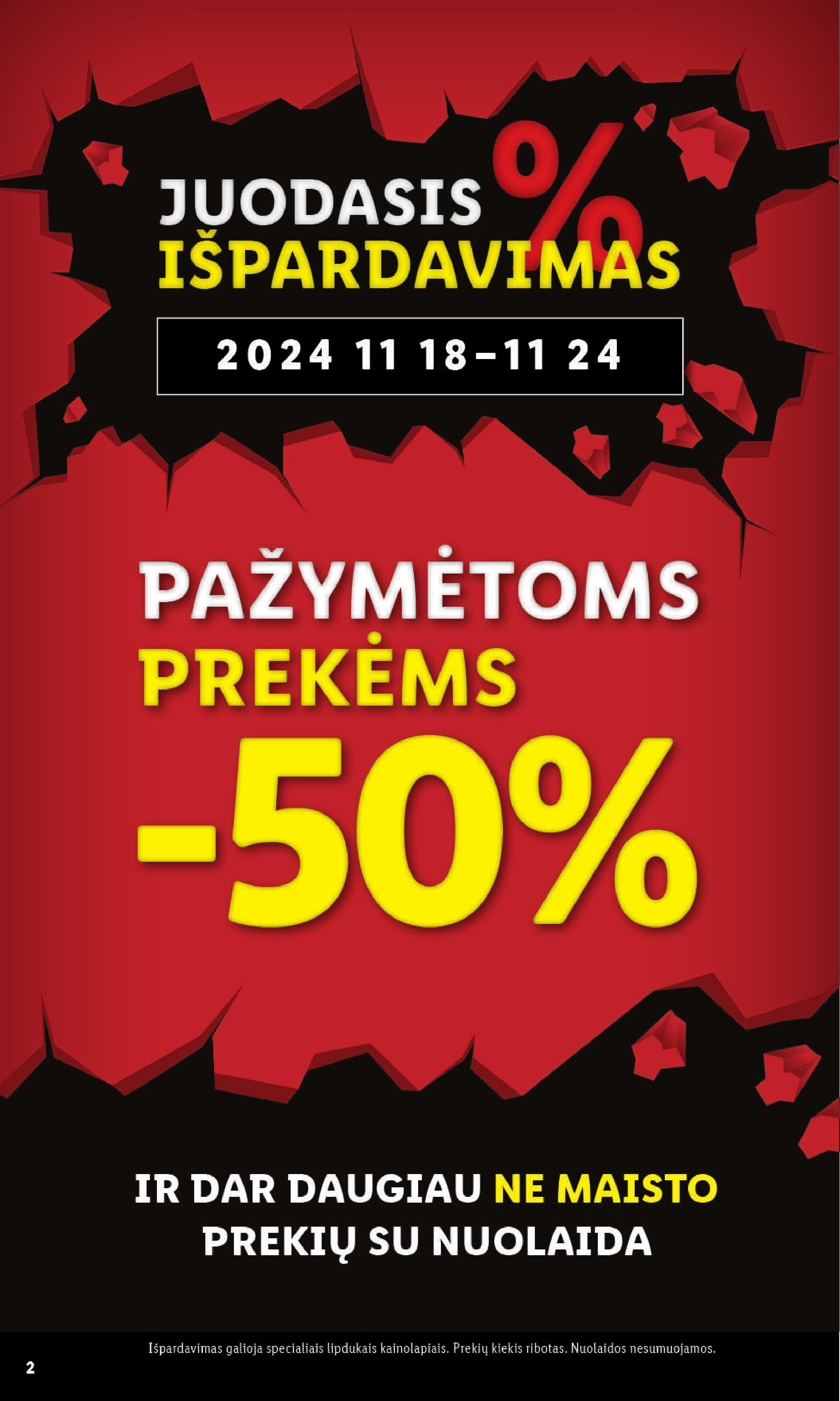 LIDL ne maisto prekių leidinys 2024.11.18 - 2024.11.24