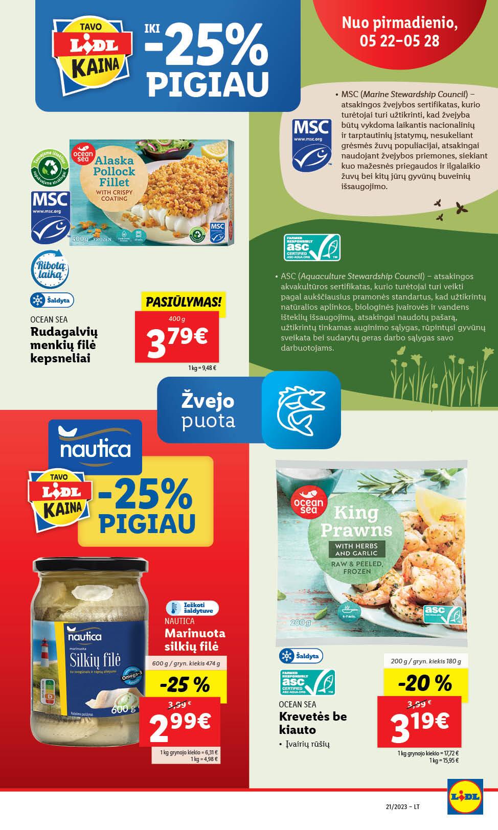 Naujausias LIDL kaininis katalogas 2023.05.22 - 2023.05.28