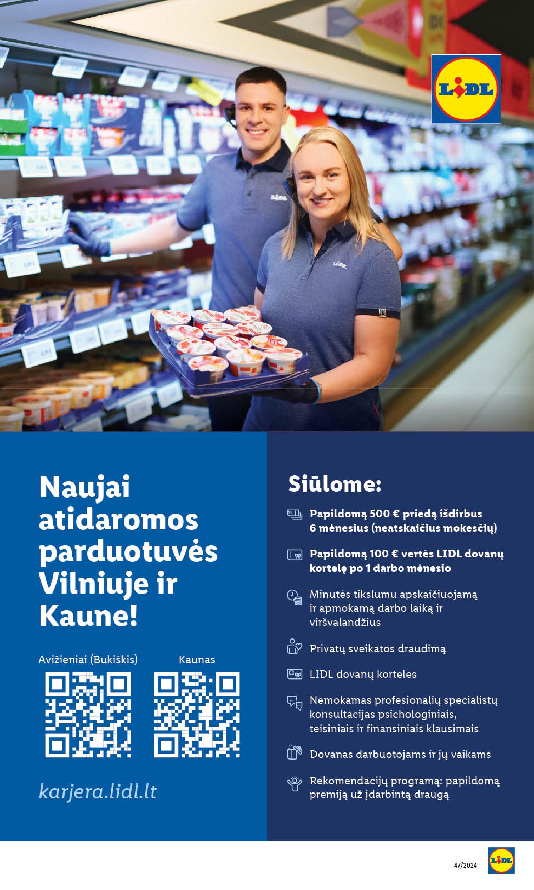 LIDL akcijų ir nuolaidų leidinys 2024.11.18 - 2024.11.24