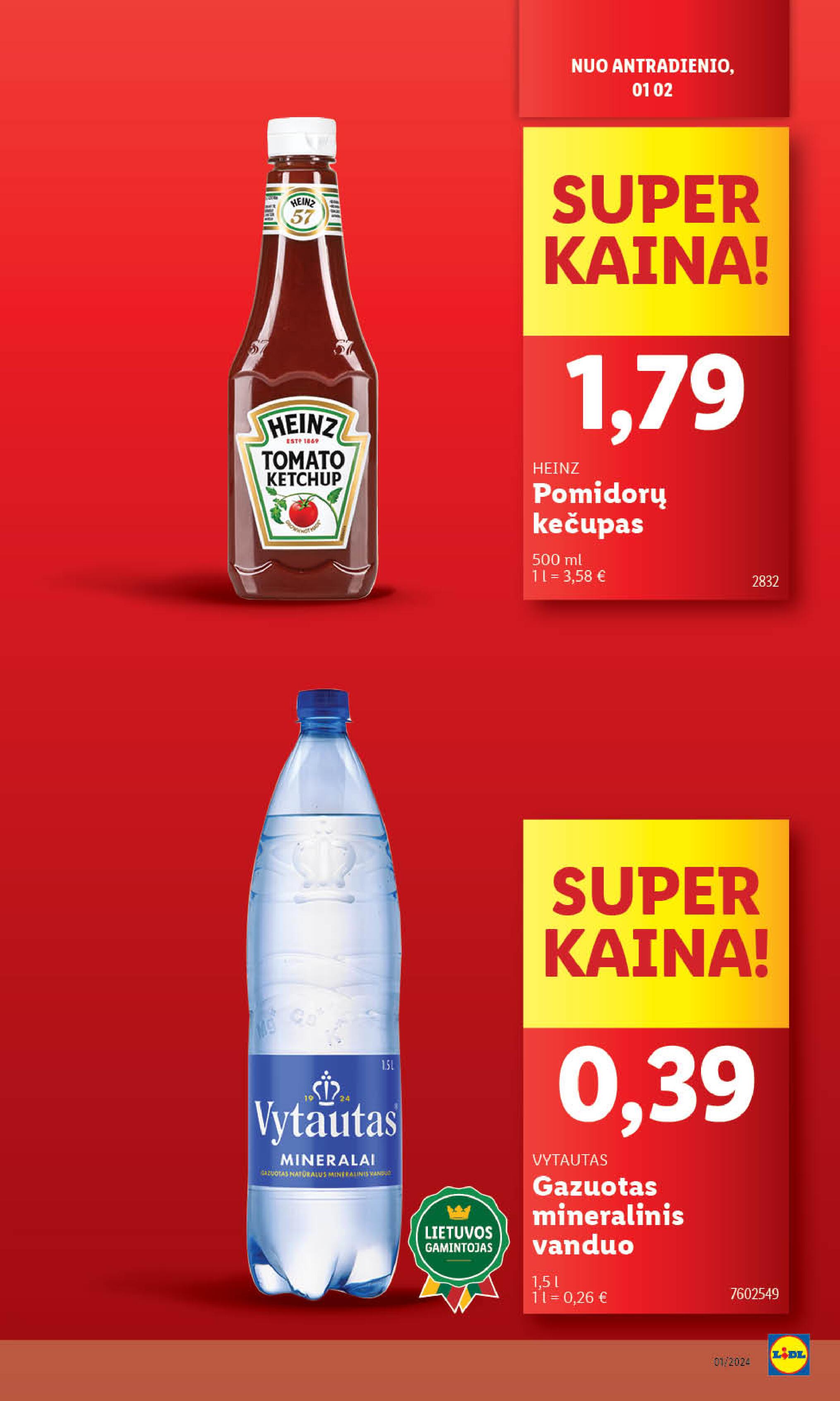 Naujausias LIDL kaininis katalogas 2024.01.02 - 2024.01.07