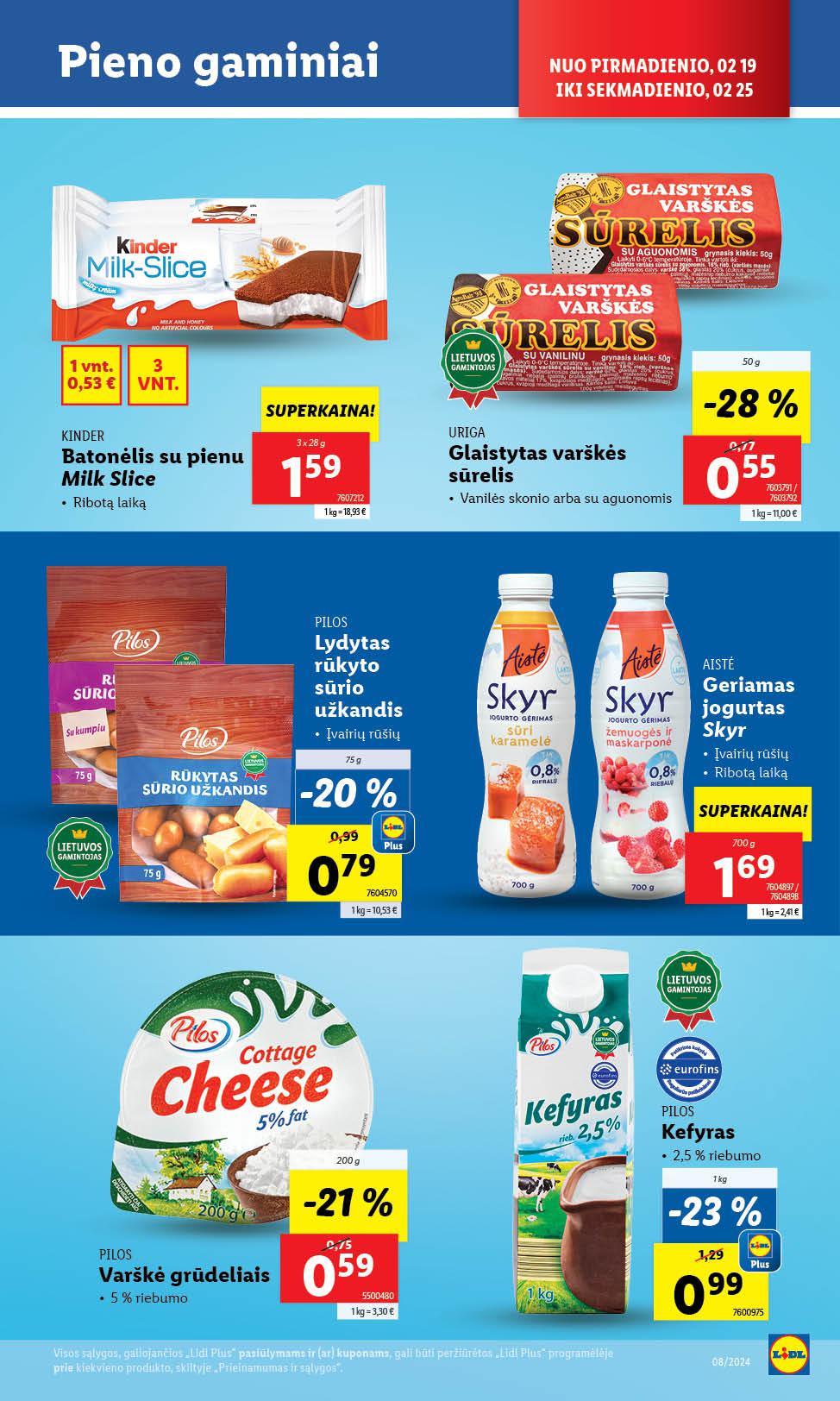 Naujausias LIDL kaininis katalogas 2024.02.19 - 2024.02.25