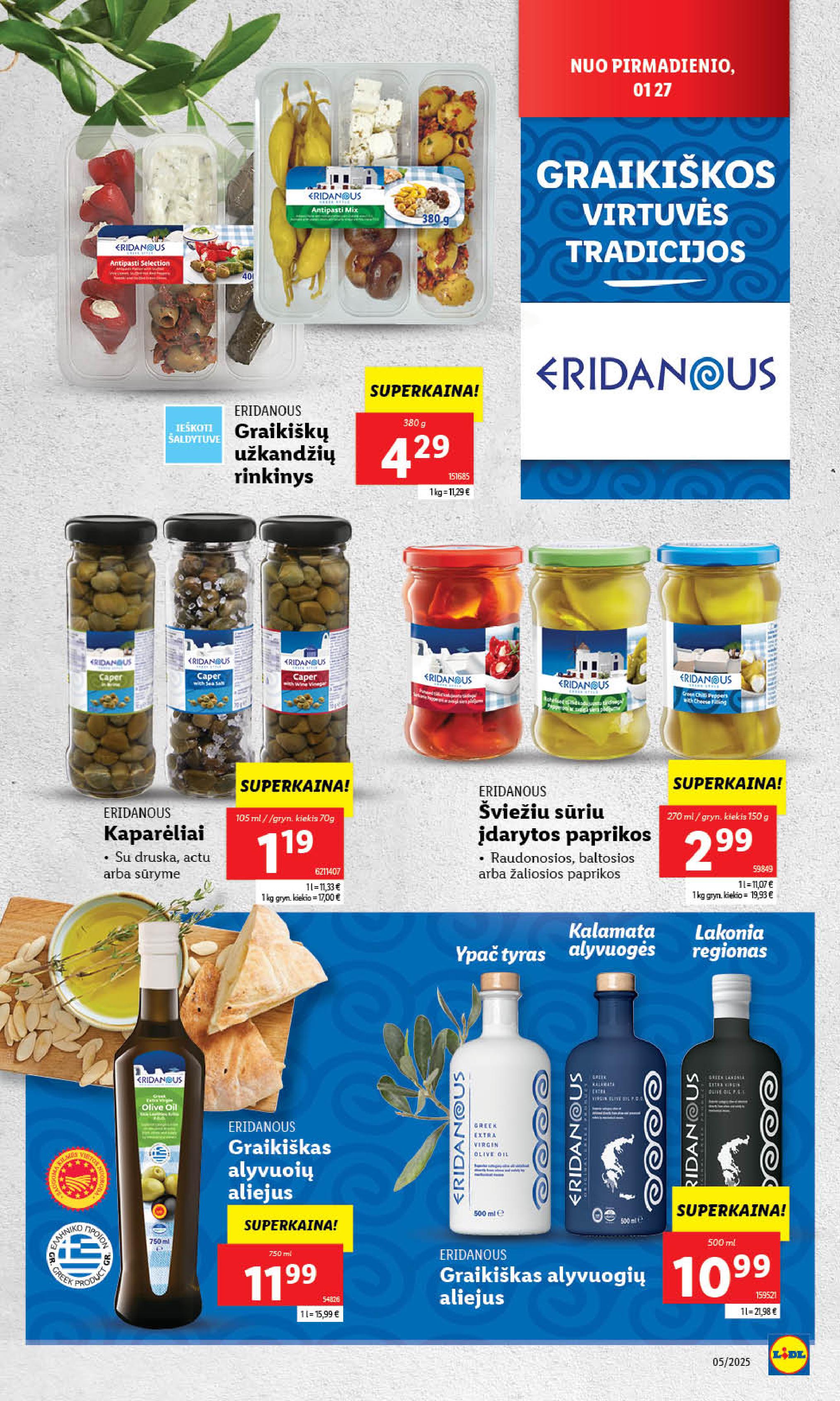 Naujausias LIDL kaininis katalogas 2025.01.27 - 2025.02.02