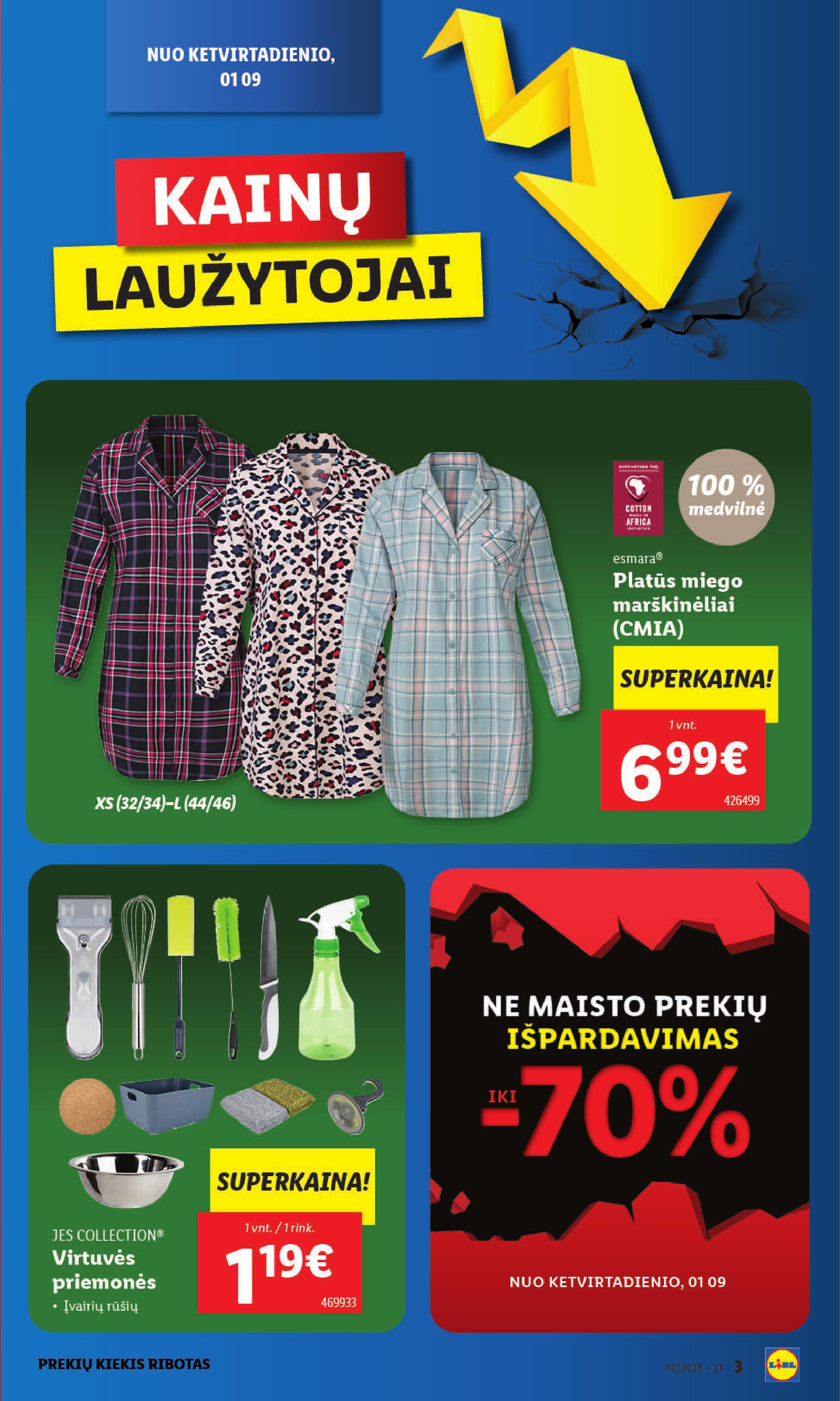 LIDL ne maisto prekių leidinys 2025.01.06 - 2025.01.12