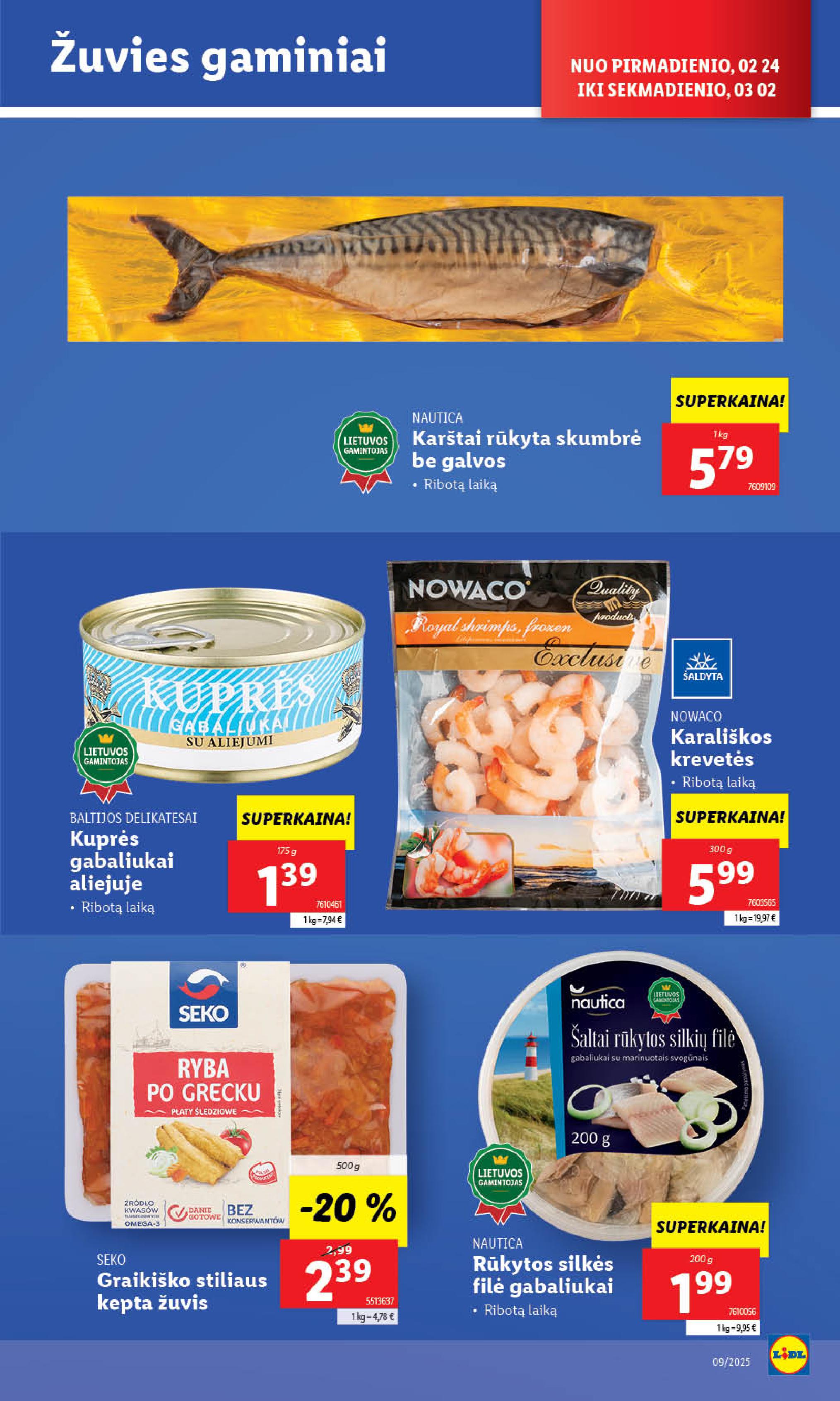 Naujausias LIDL kaininis katalogas 2025.02.24 - 2025.03.02