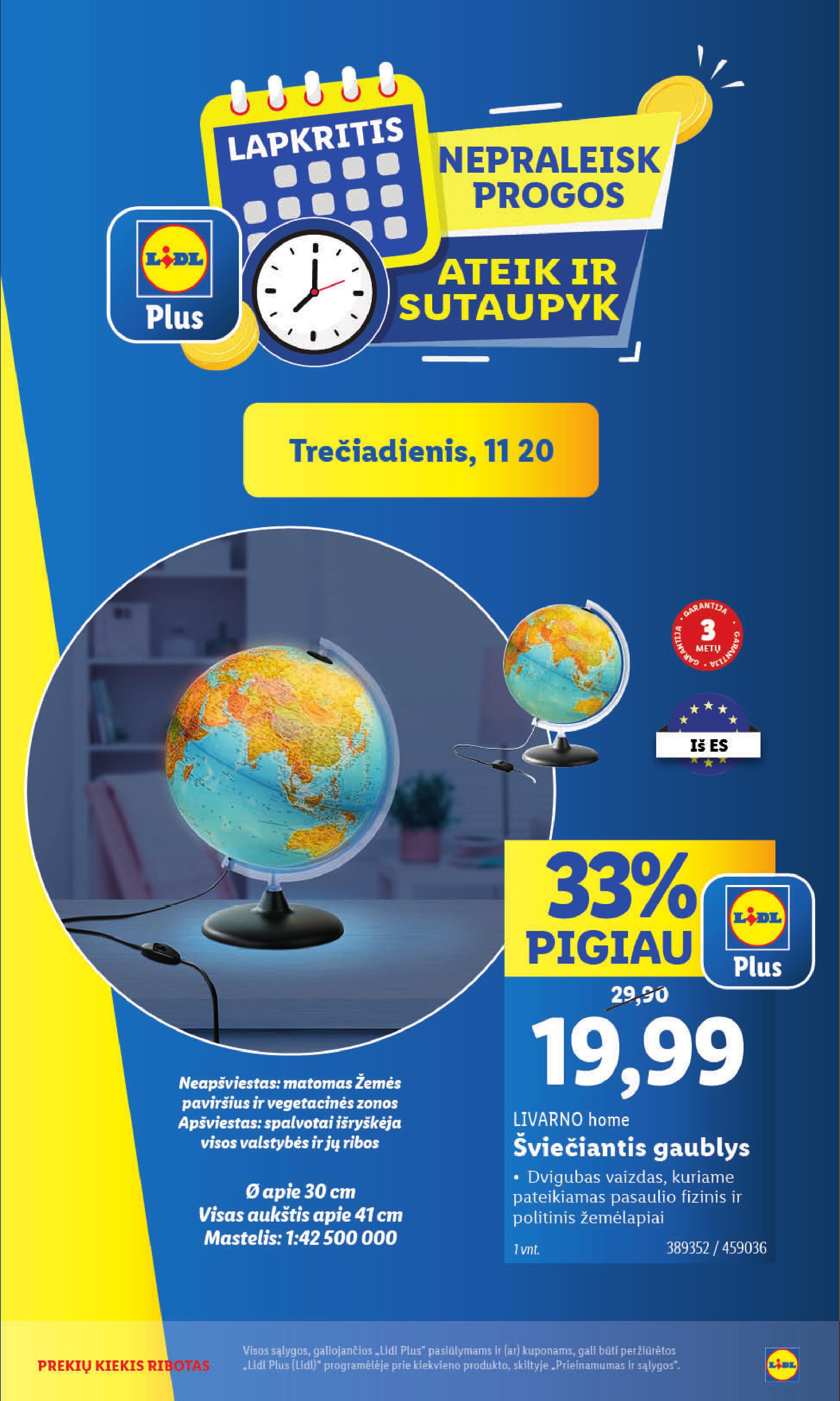 LIDL ne maisto prekių leidinys 2024.11.18 - 2024.11.24