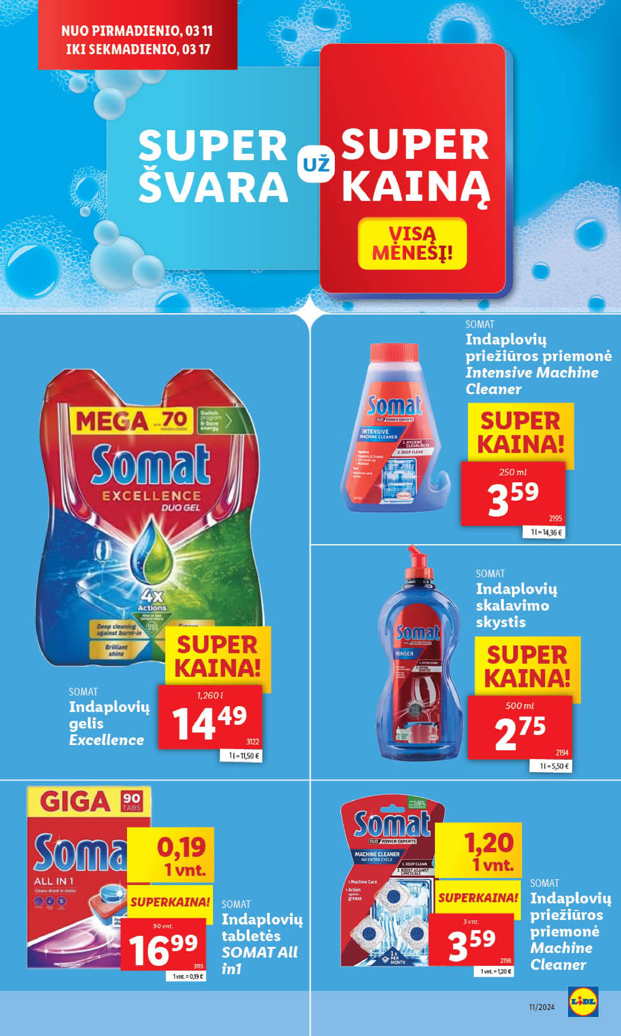 Naujausias LIDL kaininis katalogas 2024.03.11 - 2024.03.17