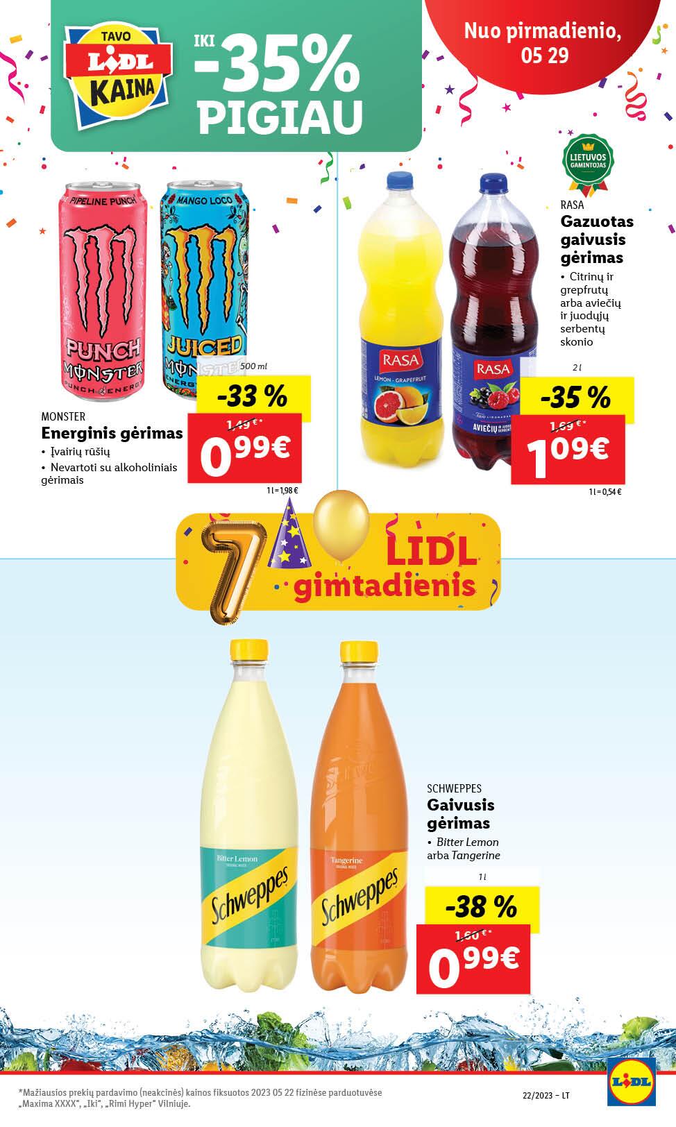 Naujausias LIDL kaininis katalogas 2023.05.29 - 2023.06.04