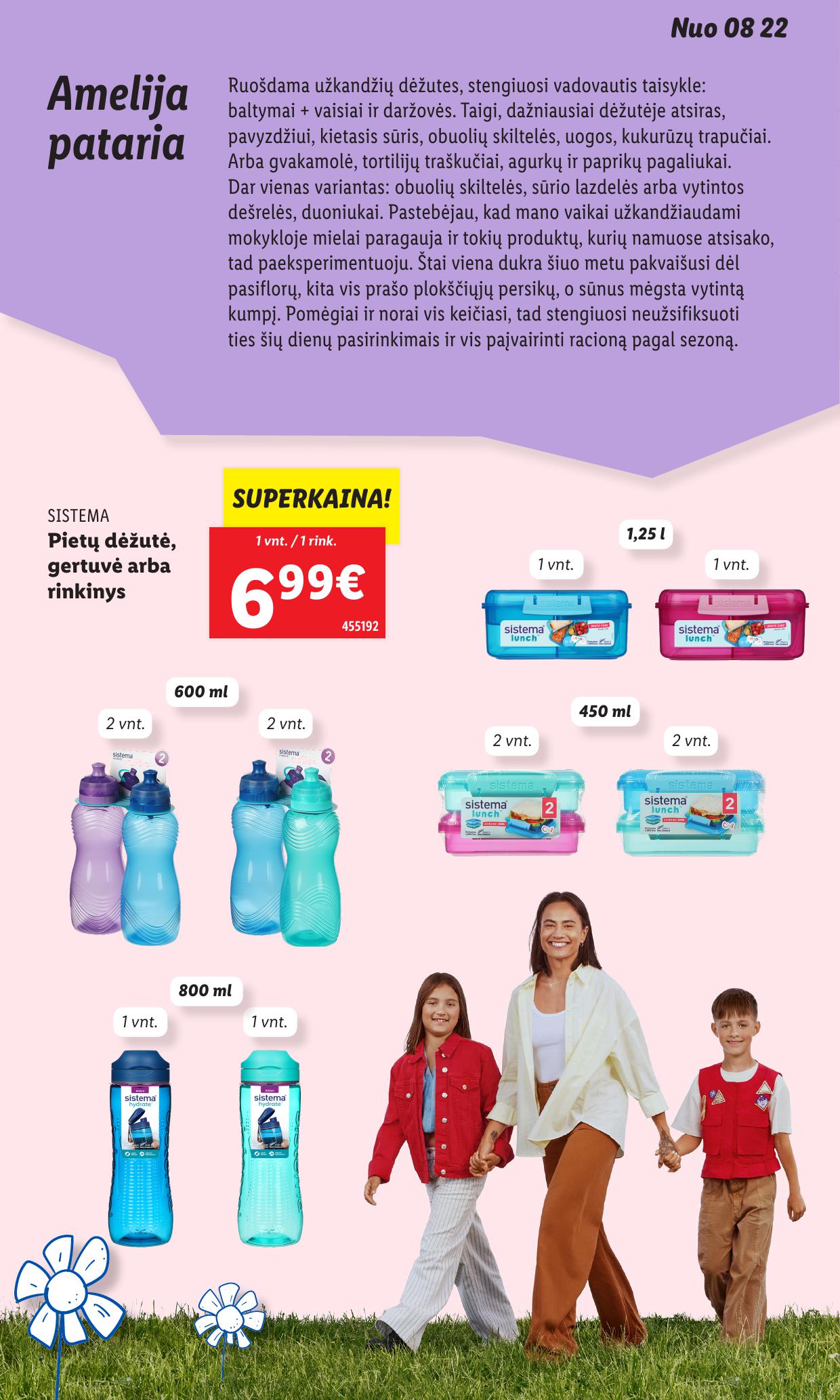 LIDL mokyklinių prekių katalogas "Žygiuojam į mokyklą"