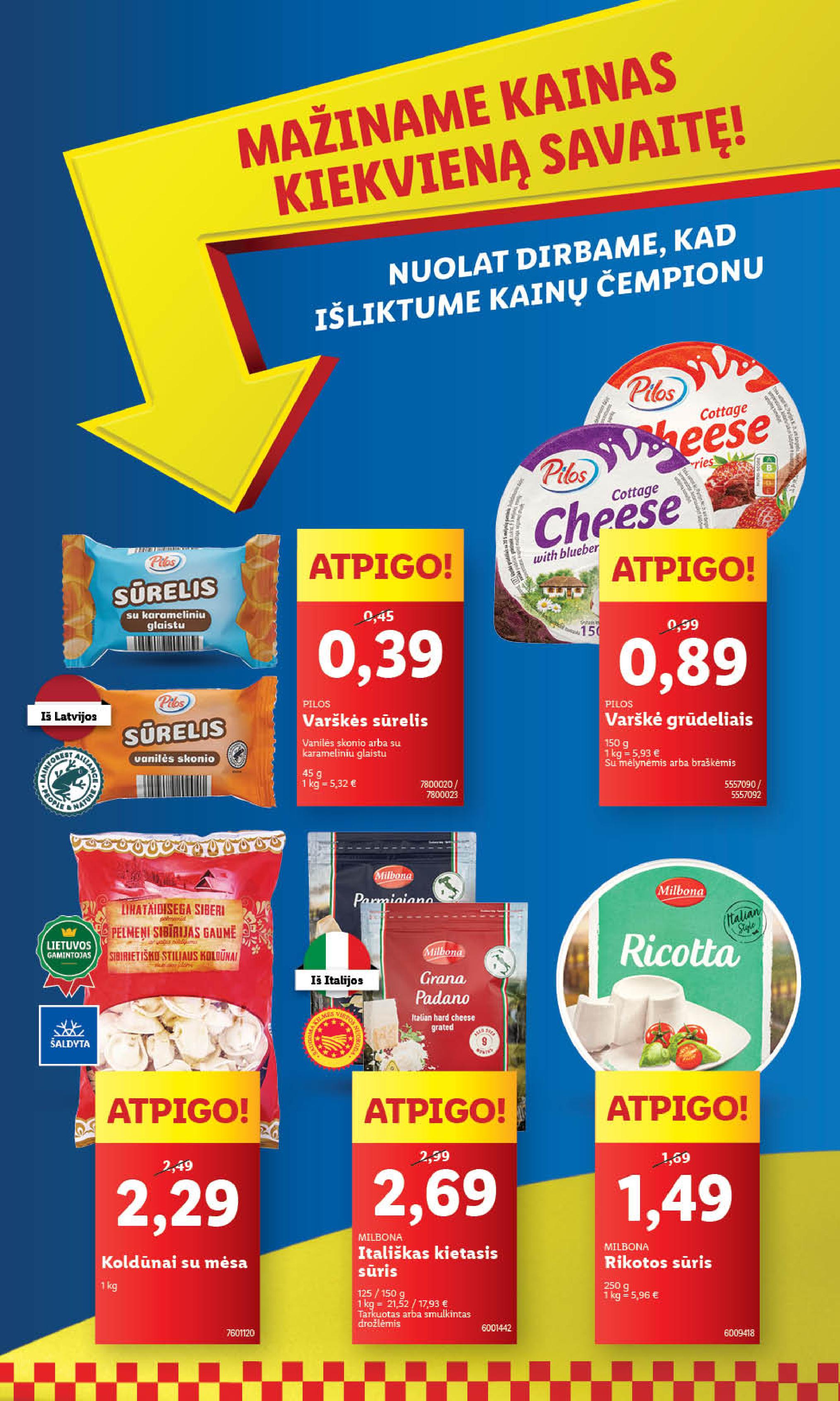 Naujausias LIDL kaininis katalogas 2024.04.15 - 2024.04.21