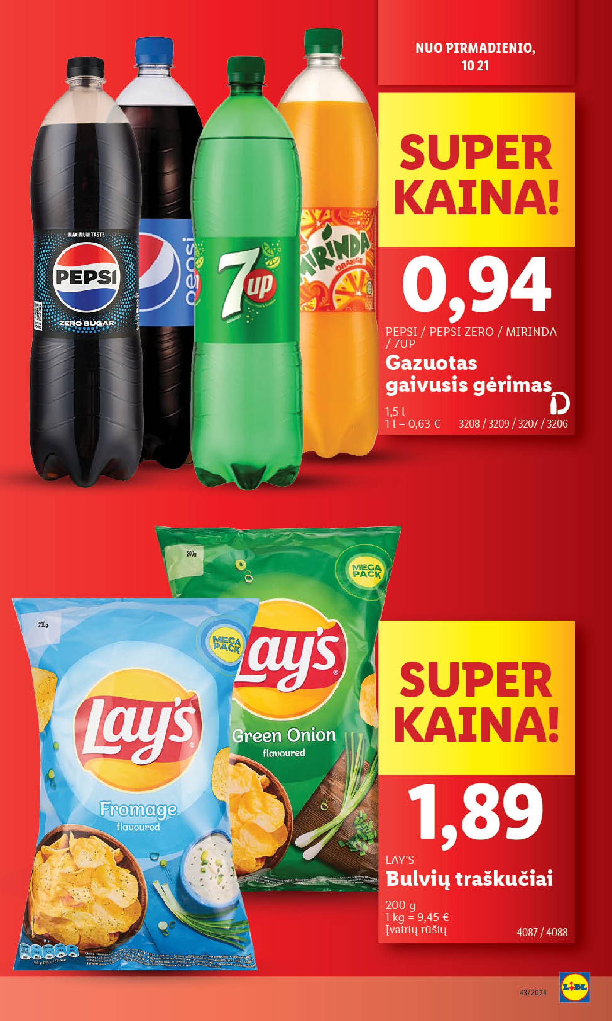 Naujausias LIDL kaininis katalogas 2024.10.21 - 2024.10.27