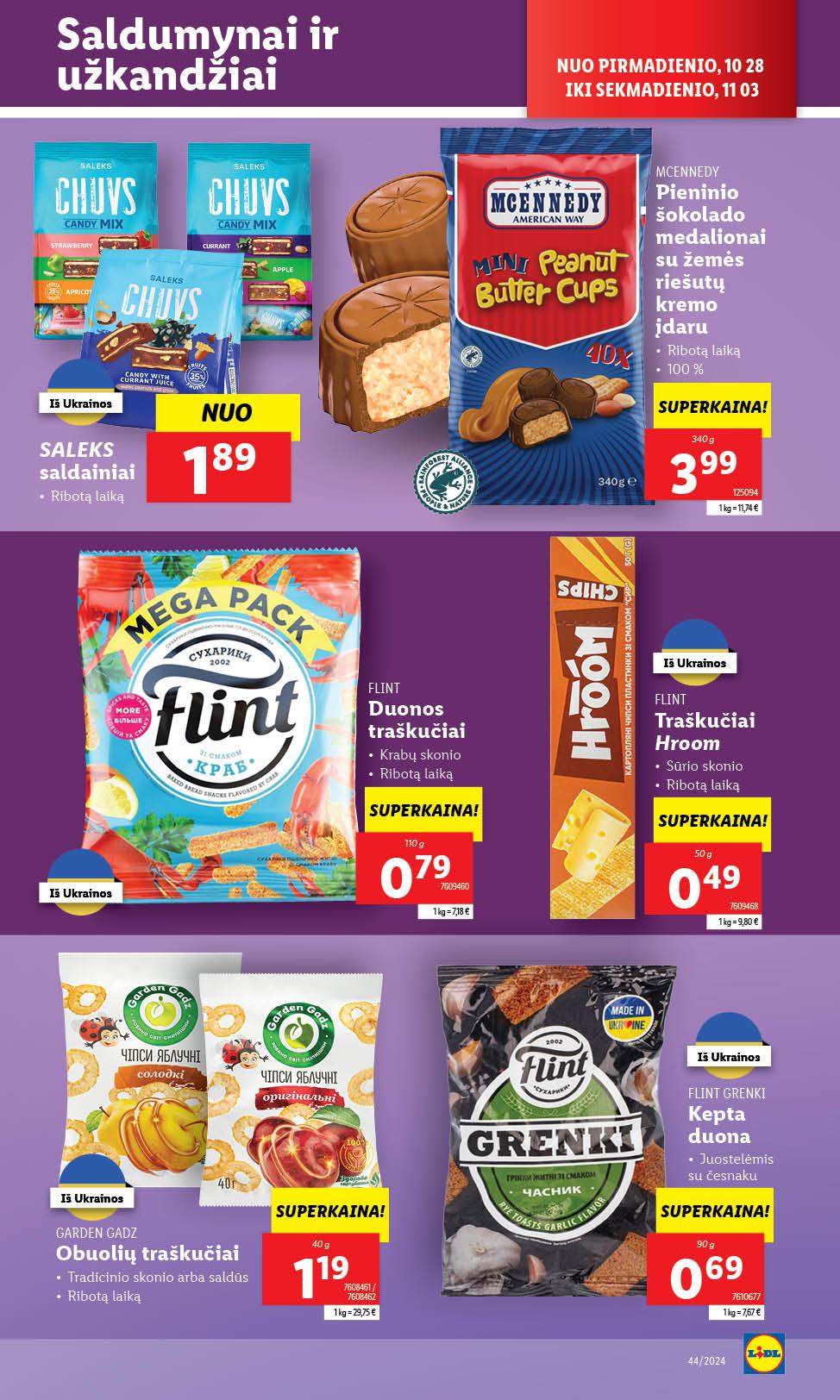 Naujausias LIDL kaininis katalogas 2024.10.28 - 2024.11.03