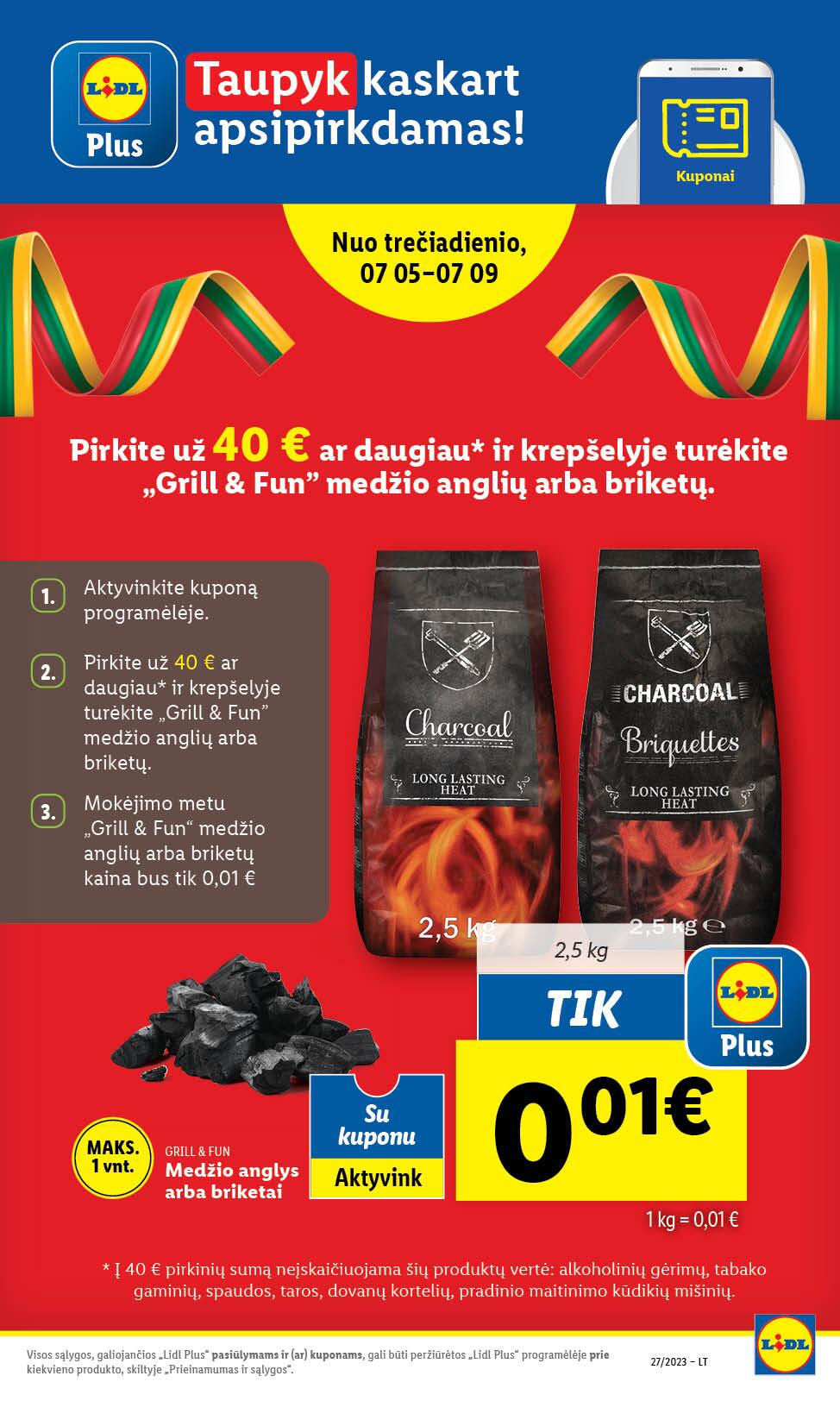 Naujausias LIDL kaininis katalogas 2023.07.03 - 2023.07.09